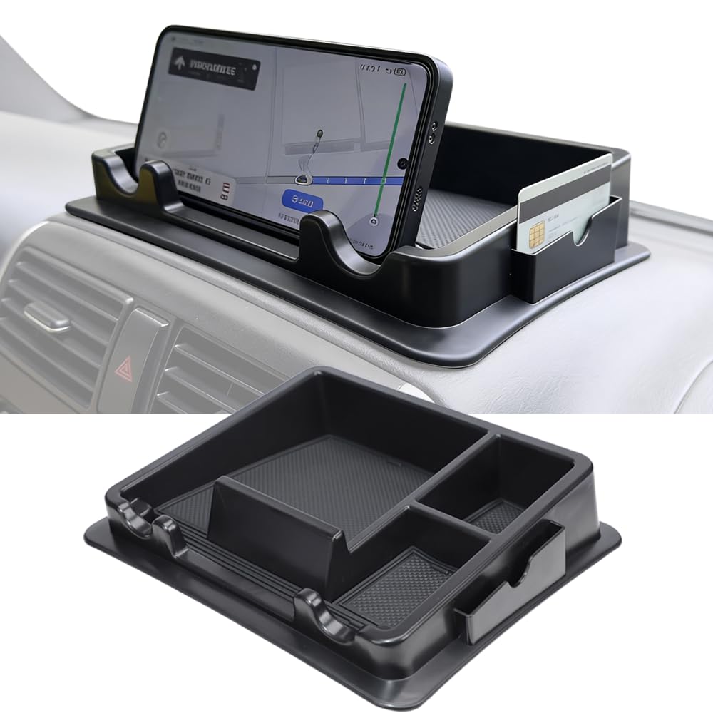 Rakuten - YOCTM ダッシュボードトレイ スズキ ジムニー JB23 JB33 JB43 1998-2018 スマホスタンド コンソールトレイ 車内収納ボックス 3Dトレイ 小物入れ 内装 パーツ アクセサリー