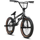 AVASTA BucchusBMX 自転車 20インチ フリースタイルBMXバイク スチール製ジャイロ機構つきペグ付属 初心者に最適 高炭素鋼フレーム 前後U字...