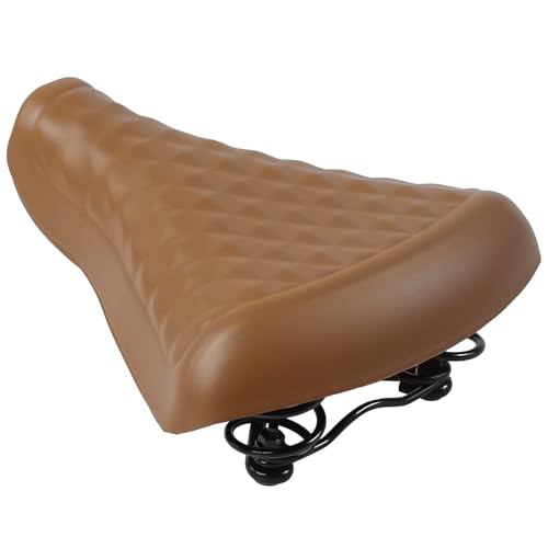 【AVASTA】レトロ自転車サドル 電動自転車/クロスバイク/シティーサイクル/ママチャリ 防水 超肉厚 ク..