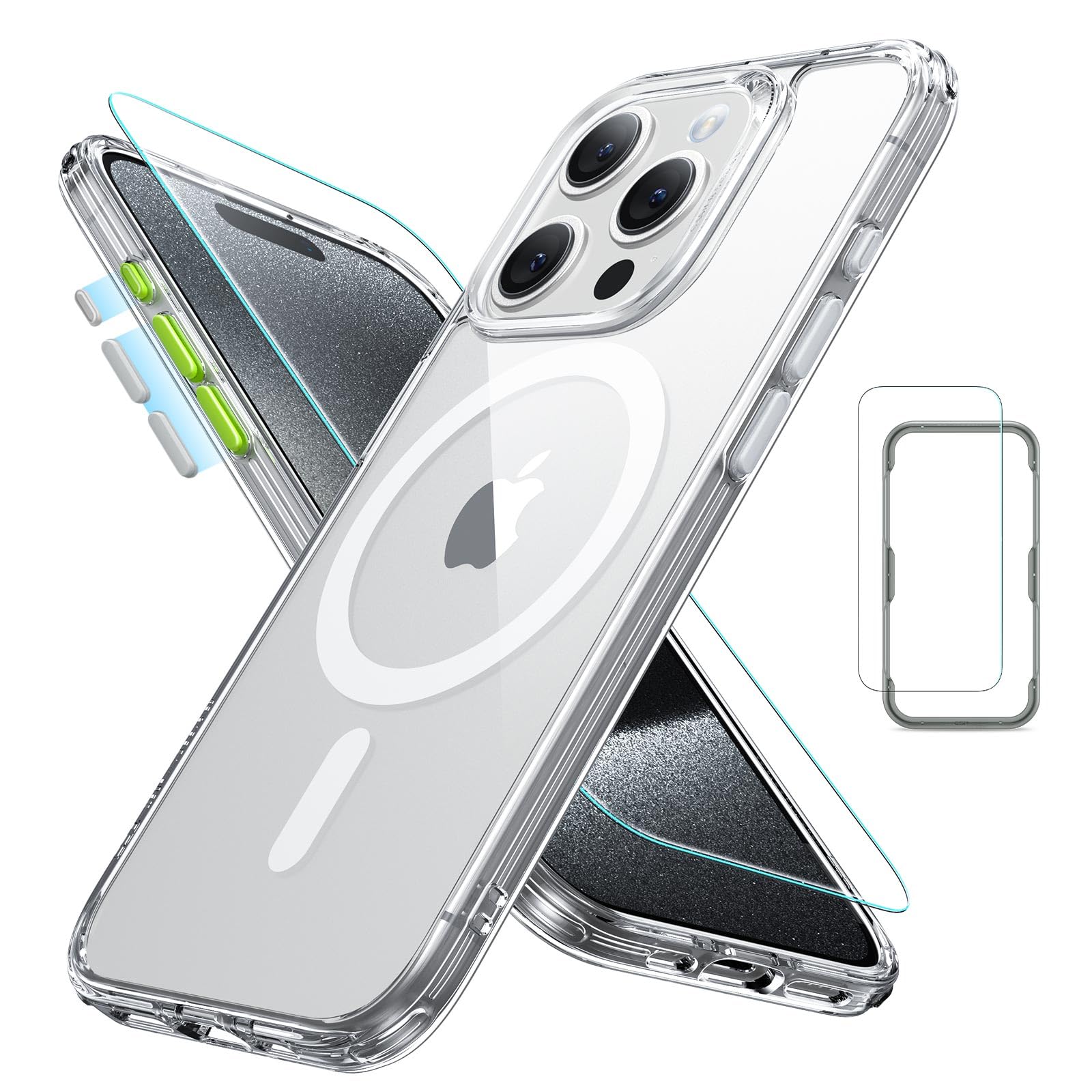 ��Magsafe�б����Ʒ����ʡ�ESR iPhone 15 Pro ��������phone 15 pro ������ �Ѿ׷� ���ɻ� �ڶ����ե�����դ��ۥ��ޥۥ����� ...