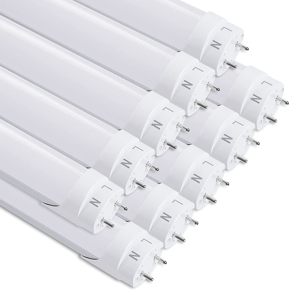 片側給電仕様 led 蛍光灯 40W形 120cm T8 G13 AC85~265V グロー式工事不要 昼白色 太陽光に最も近い自..