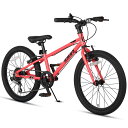 【Glerc】AMOS子供用マウンテンバイク自転車 20インチこどもMTB 小学生 7歳 8歳 9歳 男の子かっこいい自転車 キックスタンド ファットタイヤ チ...