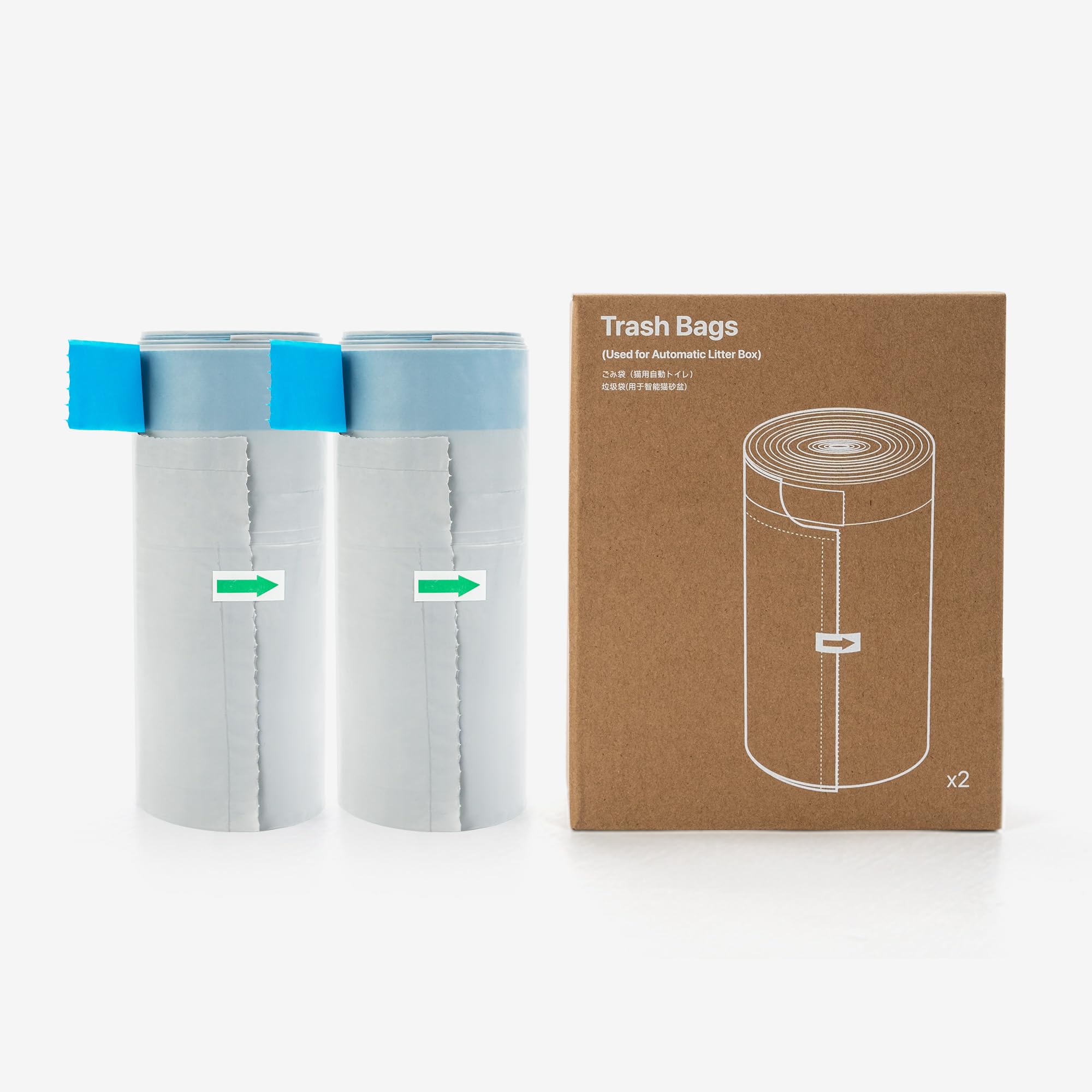Neakasa M1 全自動猫トイレ専用ゴミ袋 2ロール 30枚入 69*33cm