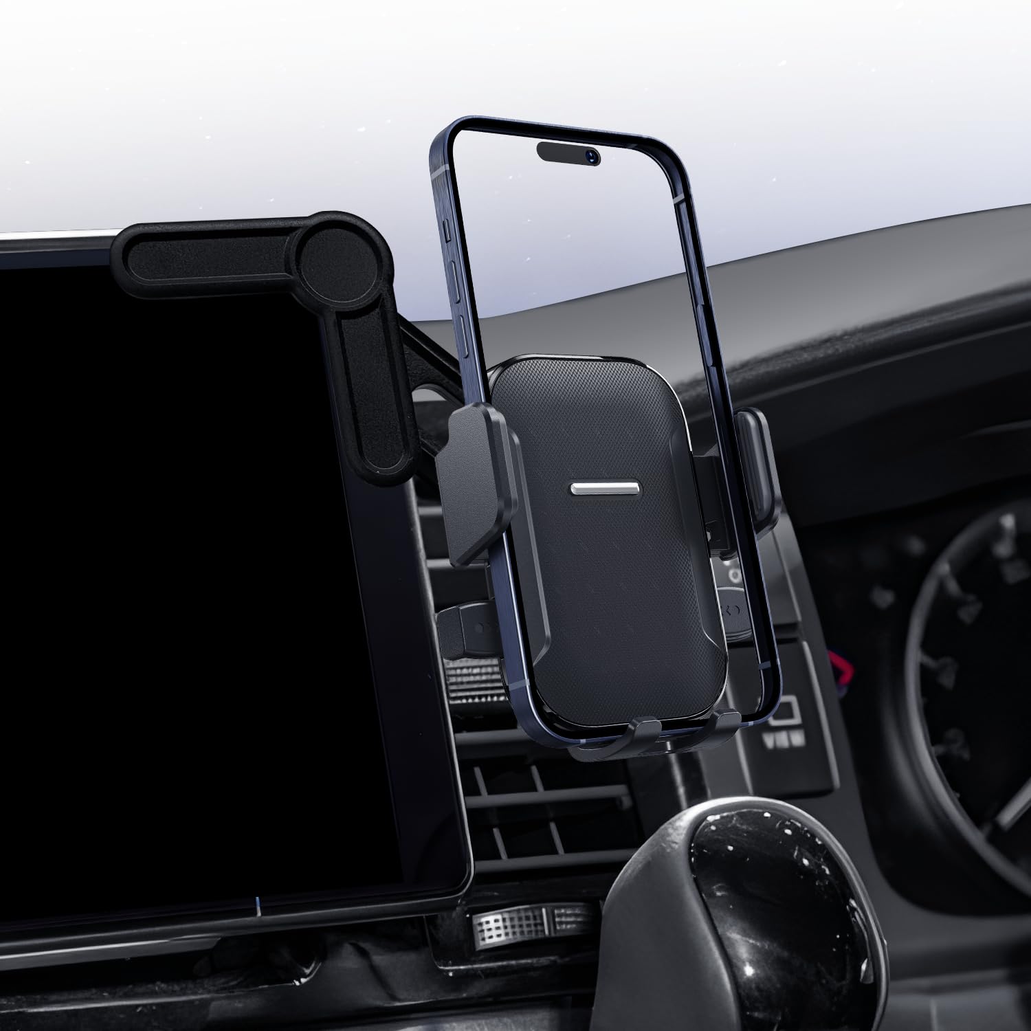 樂天商城 - LUWU タフト LA600系 9-10型ナビ搭載車専用スマホホルダー 【ドライブ中も最適視野】 タフト アクセサリー カスタムパーツ