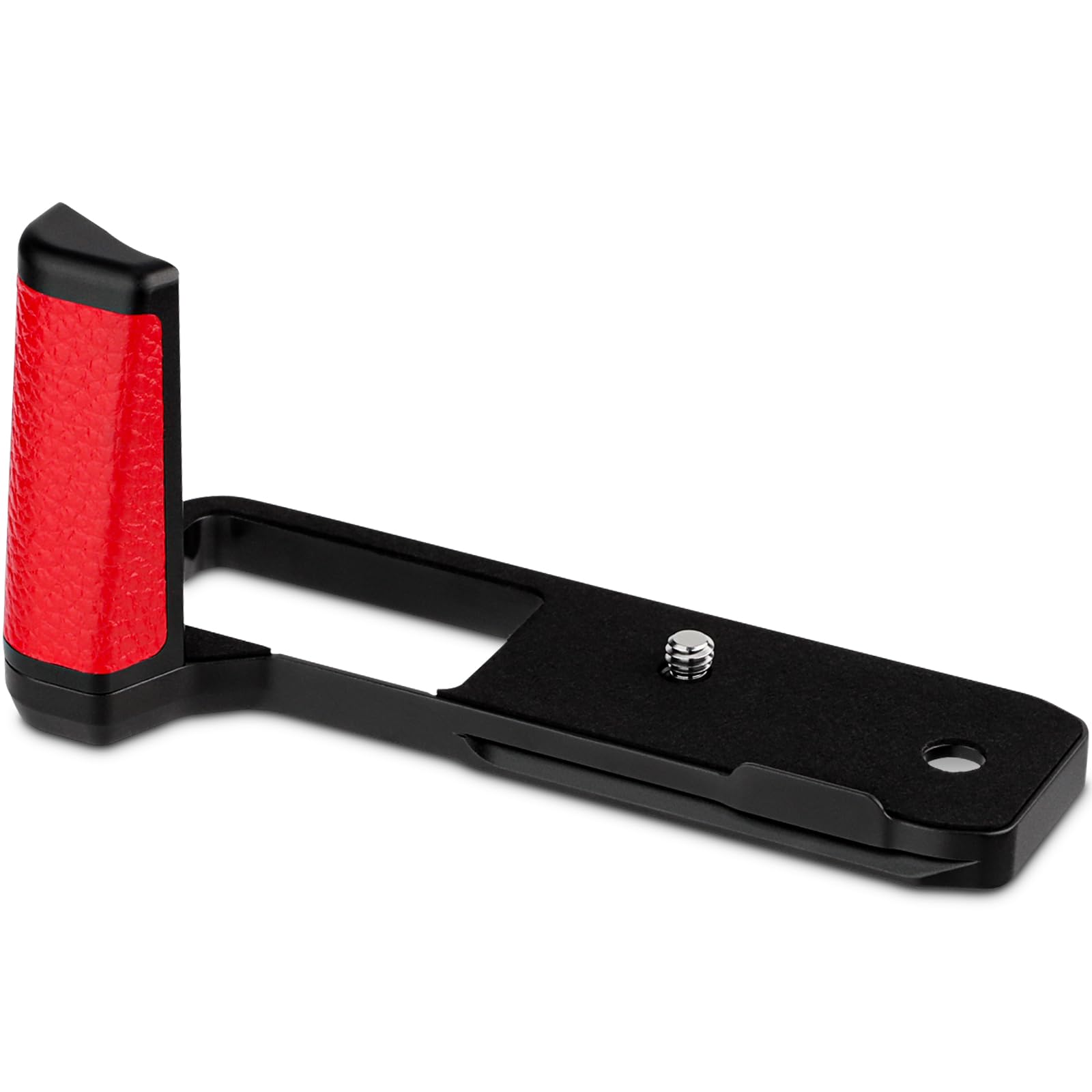 Haoge ハンドル ハンドグリップ 富士フイルム GFX100RF カメラボディ用 L字型グリップブラケット レッ..