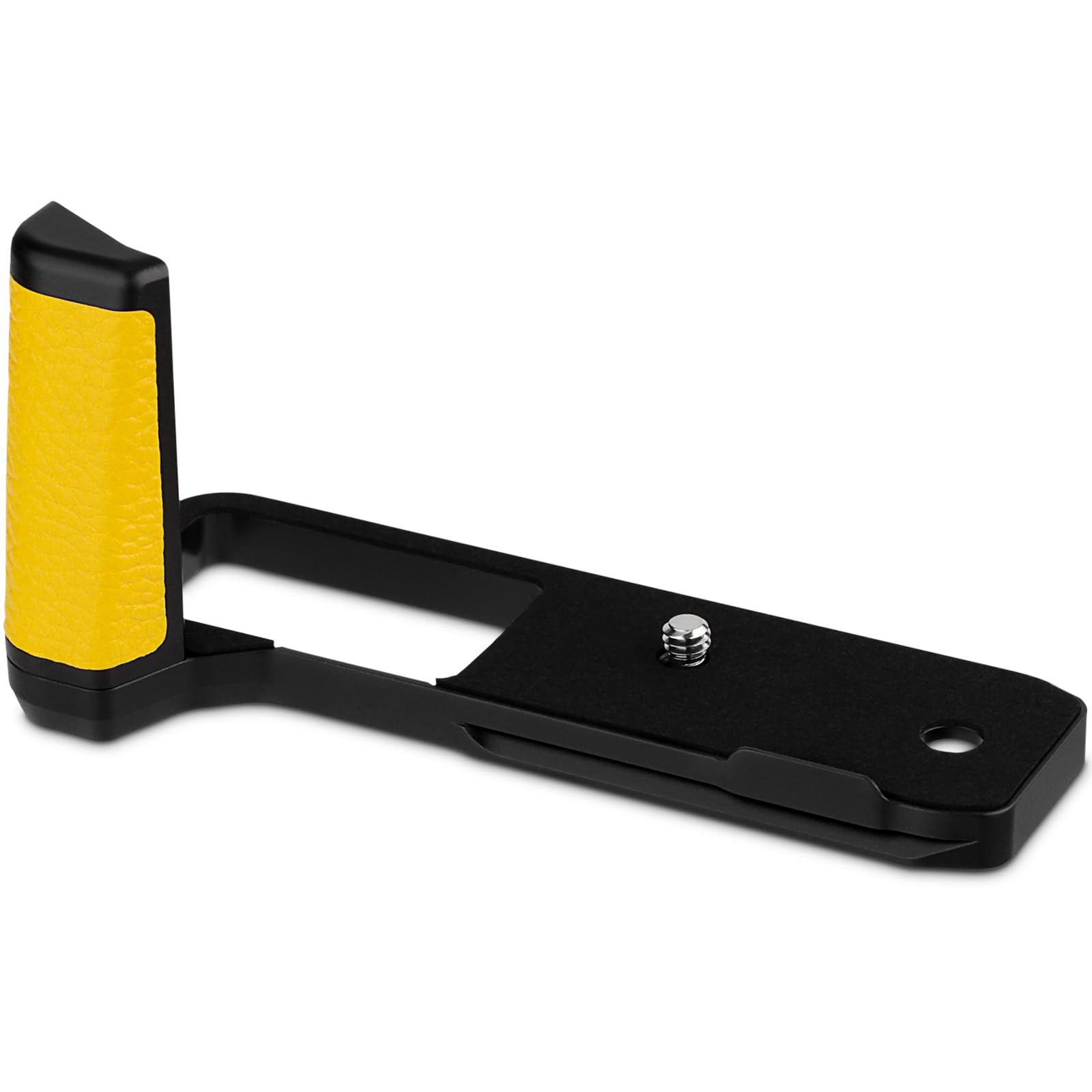 Haoge ハンドル ハンドグリップ 富士フイルム GFX100RF カメラボディ用 L字型グリップブラケット イエ..