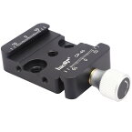 Haoge CP-40 デジタル一眼レフカメラとミラーレスクイックリリースクランプ Arca-Type 標準変換ハイテンライザー用 DJI Ronin S/SC ZHIYUN Craneシリーズ Weebill S ジンバル マンフロット 三脚ボールヘッド
