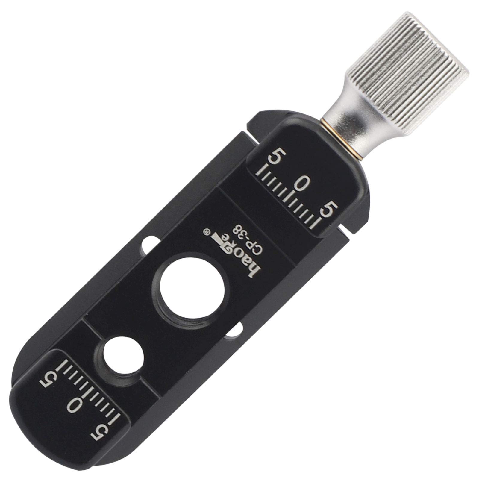 Haoge CP-38 NATOレールとミラーレスクイックリリースクランプとプレート アルカタイプ標準用 1/4インチスレッド3/8インチ位置決め穴NATOレール(ARRIスタイルマウント)