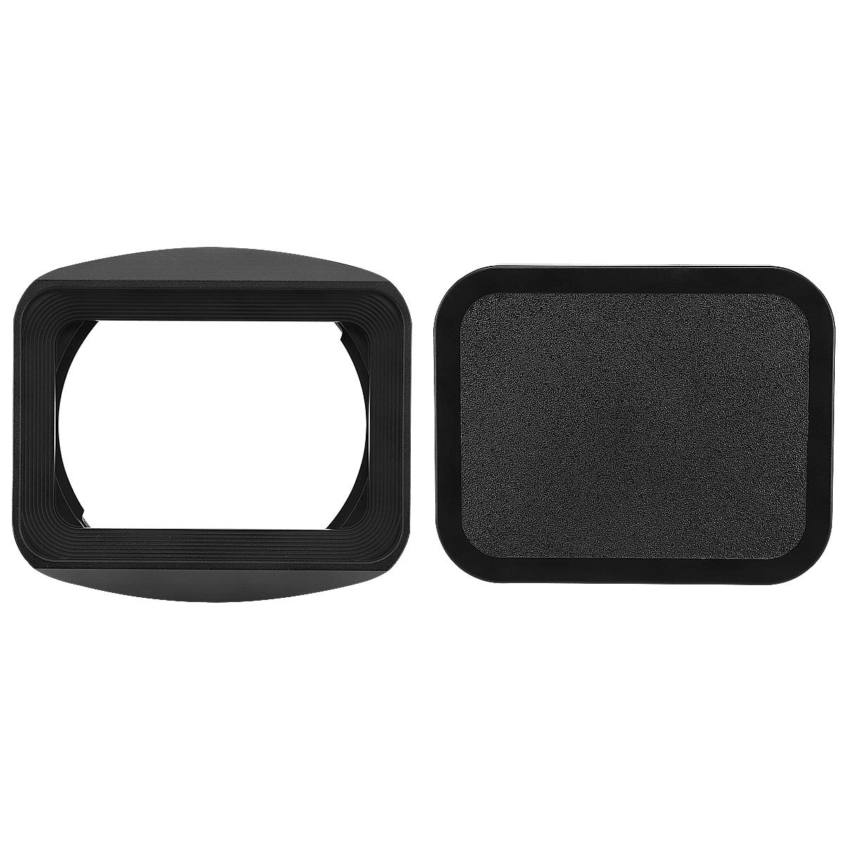 Rakuten - Haoge LH-S24B バヨネットメタルスクエアレンズフードシェード と ャップ for ソニー Sony FE 24mm F1.4 GM SEL24F14GM レンズ