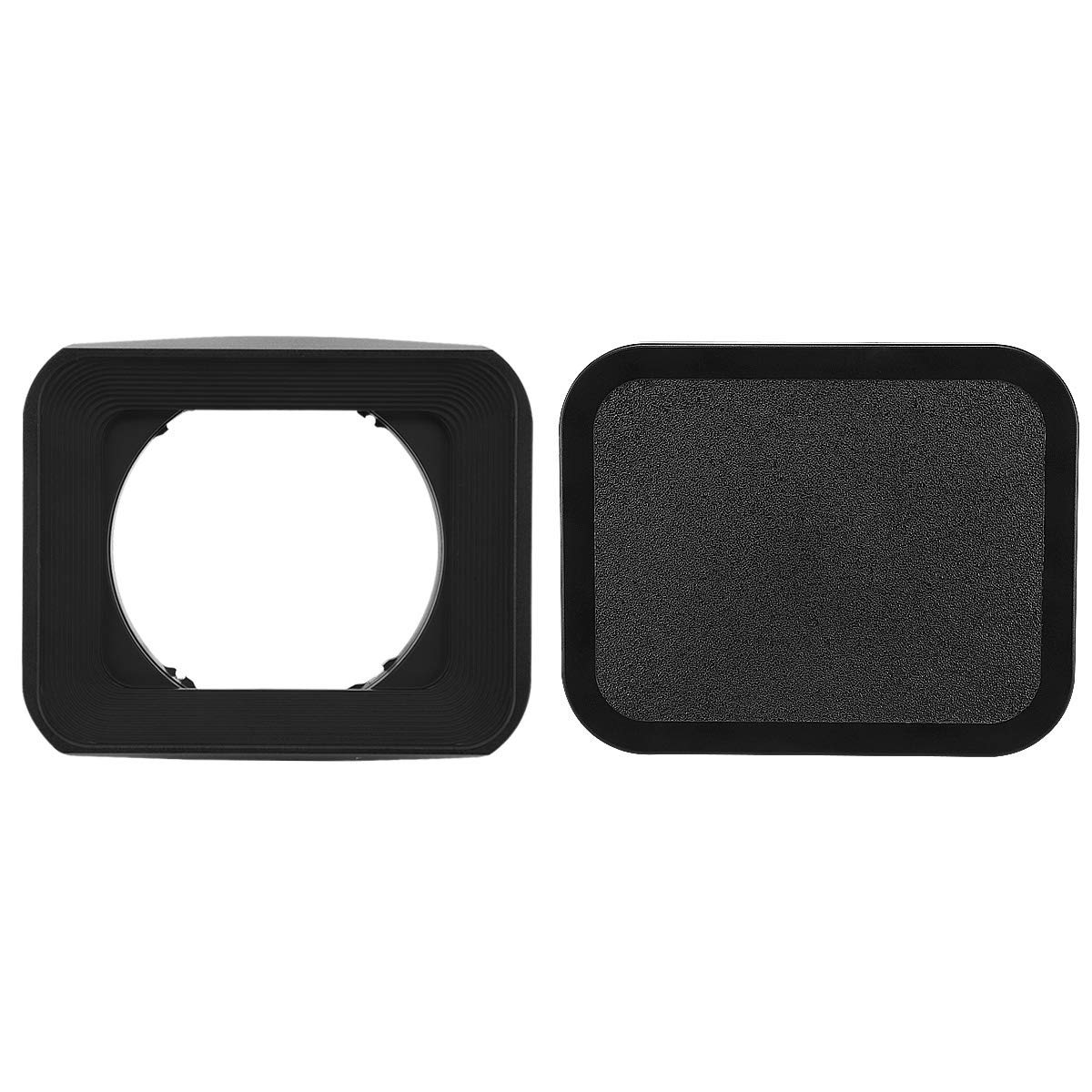 Haoge LH-S35B バヨネットメタルスクエアレンズフードシェード と ャップ for ソニー Sony Sonnar T FE 35mm F2.8 ZA SEL35F28Z とSonnar T FE 55mm F1.8 ZA SEL55F18Z レ