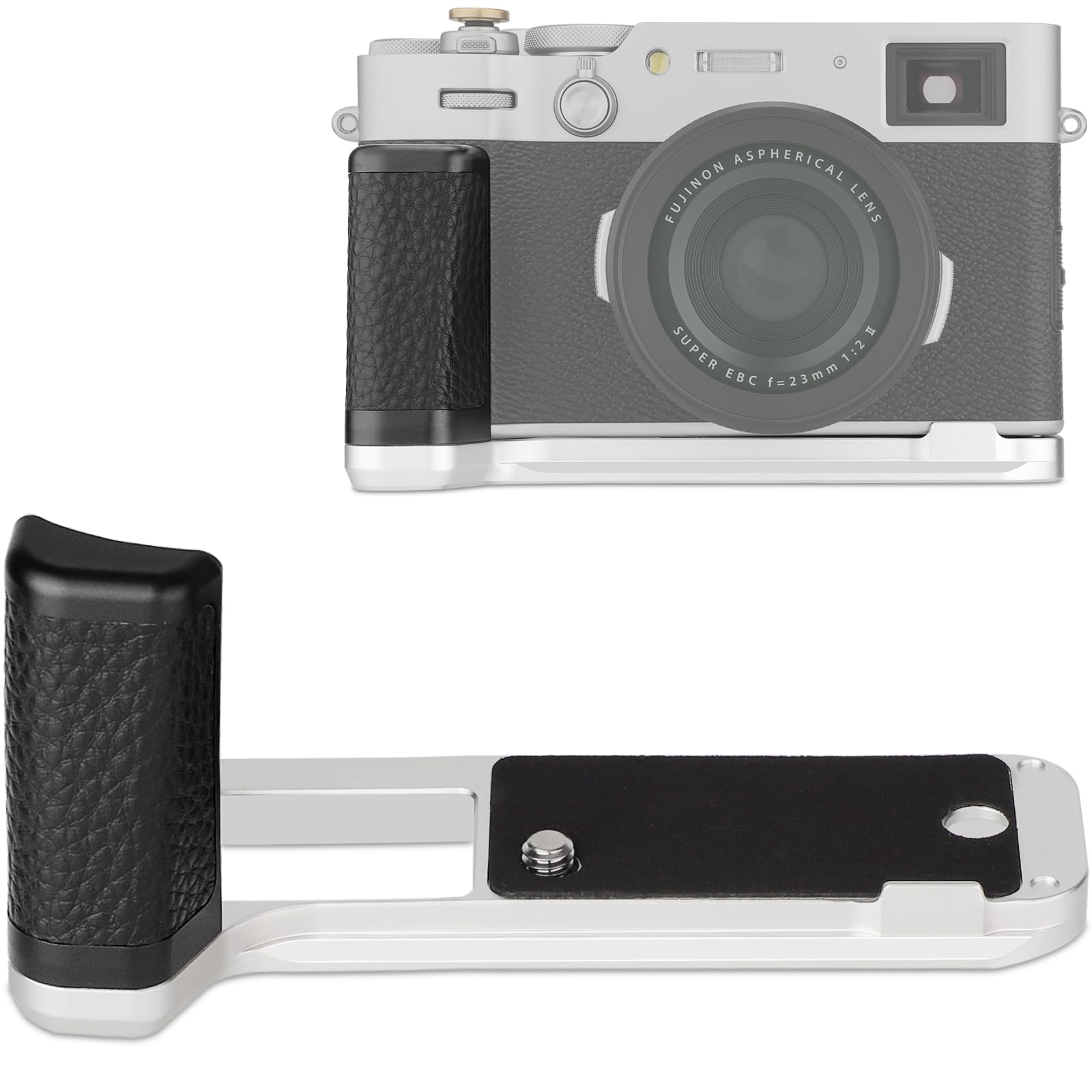 Rakuten - Haoge ホルダー ハンドグリップ 富士フイルム Fuji X100VI カメラ L型 グリップ HG-XVIS アルカ スイス クイック リリース プレート カメラ ハンドル ブラケット