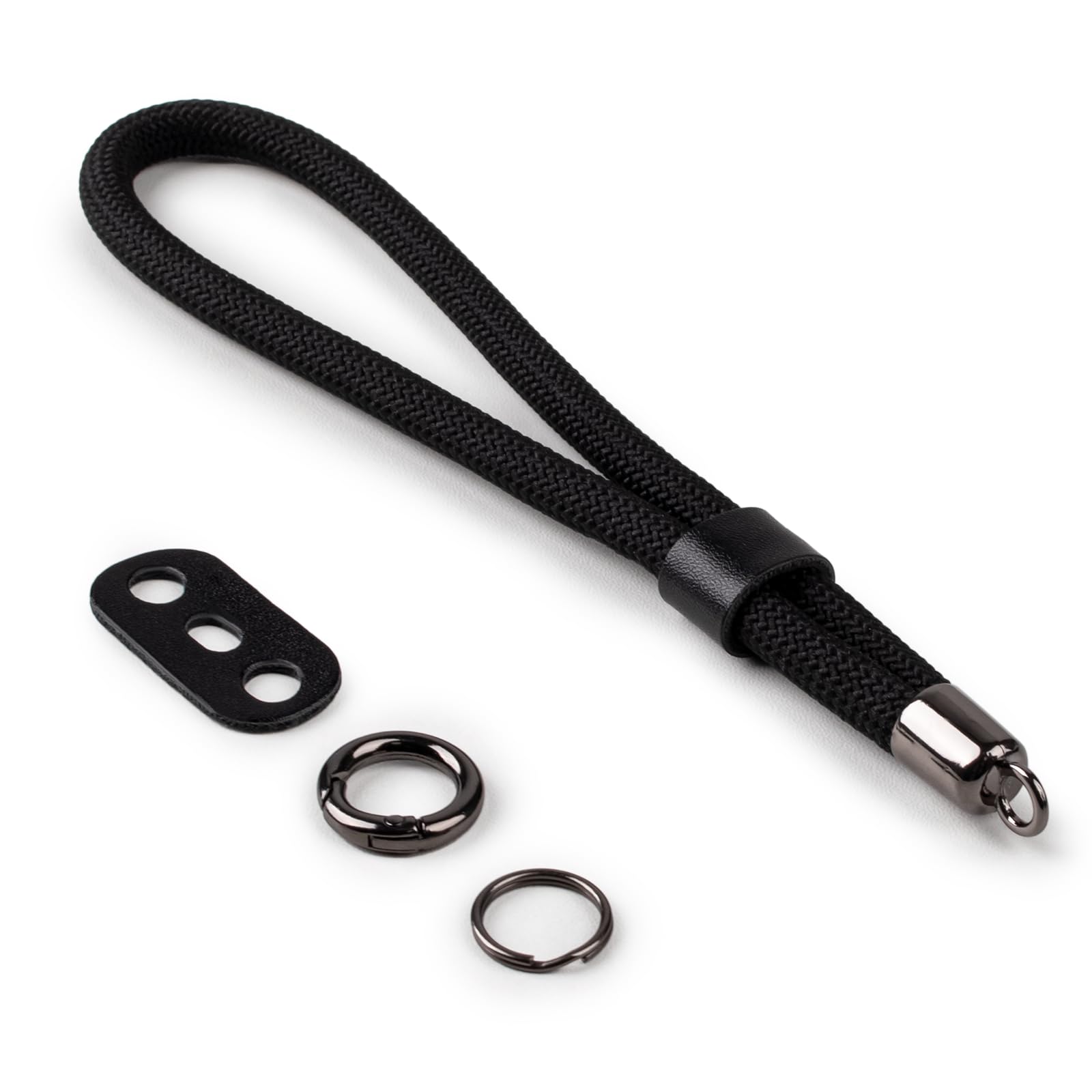 [VOVMOEYA] ハンドストラップ、カメラリストストラップ Fujifilm/Sony/Canon/Nikonカメラ対応 長さ調整可能 腕掛け リング付き クイック着脱 小型カメラ用 おしゃれ ソニー/富士フィルム/キャノン/ニコン対応 ナイロン製 ク