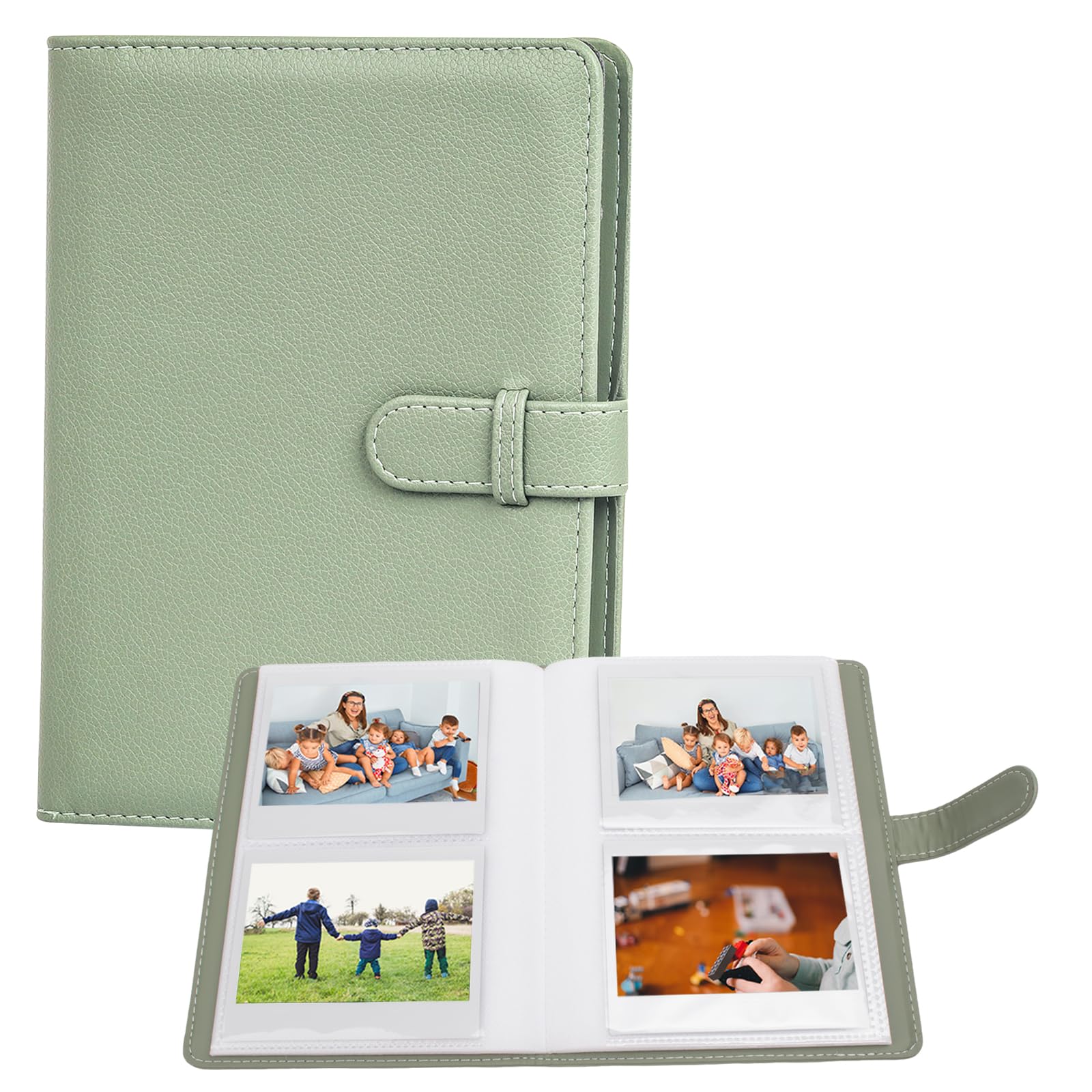 VOVMOEYA 80枚フォトアルバム For Fujifilm instax wide 400/300/210 ポラロイドインスタントカメラ用..