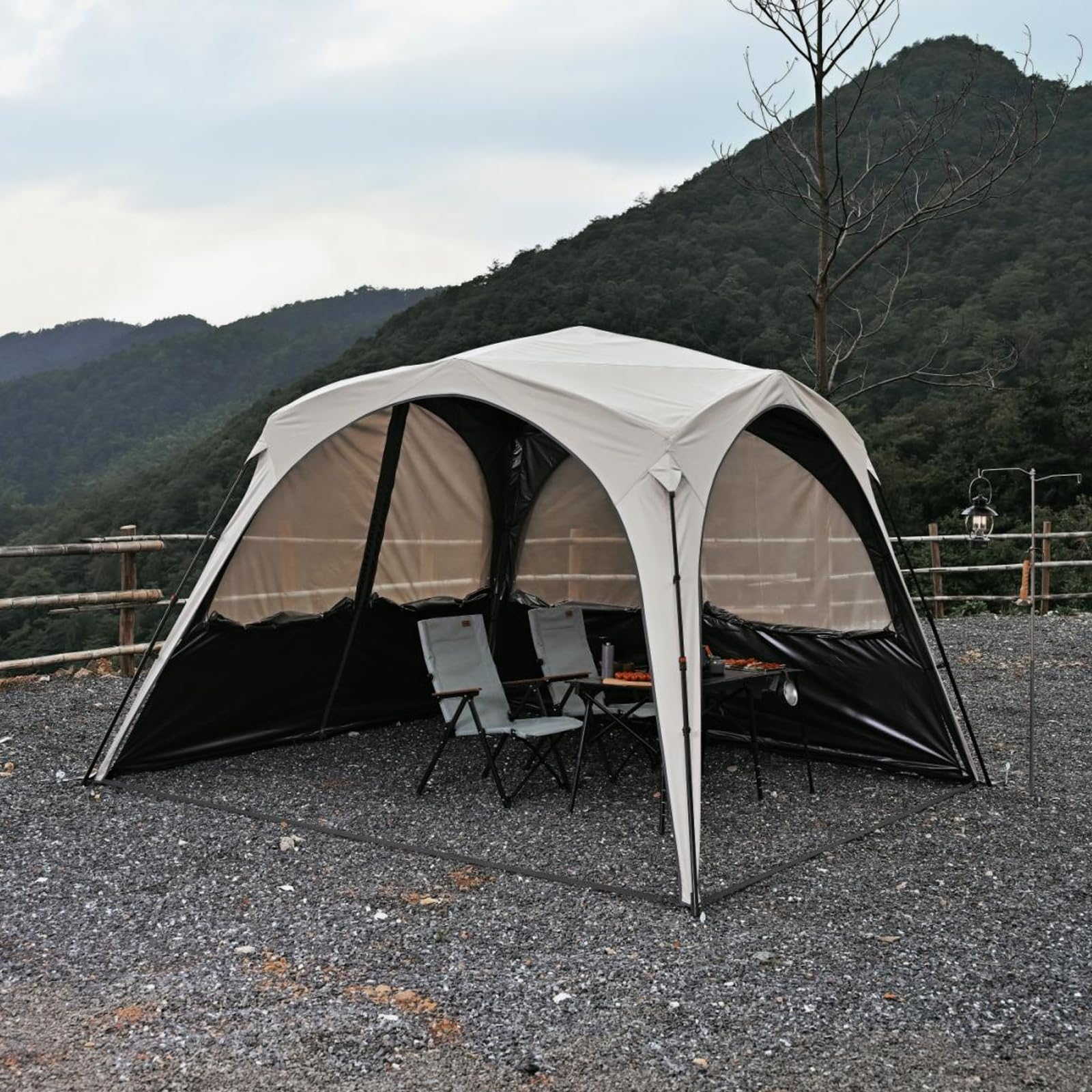 楽天VanVenusARURU タープテント ドーム型 3×3m ワンタッチシェード 日よけ UPF50+ 防水 軽量 メッシュ通気 自立式 車連結可 ピクニック キャンプ アウトドア用