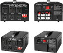 【LVYUAN】 5000WPRO 海外国内両用型変圧器 2000W以上高出力対応 100V/110V-220V/240V 自由変換 アップ ダウントランス 降圧・昇圧兼用型 ポータブル型 海外旅行用変圧器 ポータブルトランス 「海外機器対応」日本語取扱説