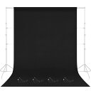 EMART 背景布 黒 布 黒い布 180cmx280cm 綿 コツトン生地 撮影 背景 暗幕 スクリーン 背景紙 プロ ホール対応 写真撮影 スタジオ背景 スクリーンシート 背景シート 背景スタンド 無反射 折りたたみ バックペーパー 布 洗濯可 垂れ感