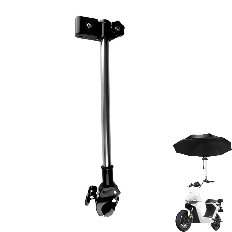 KASELIN 傘ホルダー 自転車 傘スタンド 傘の固定 高さ調節可能 360°回転 速い固定 雨 日除け取り外し簡..