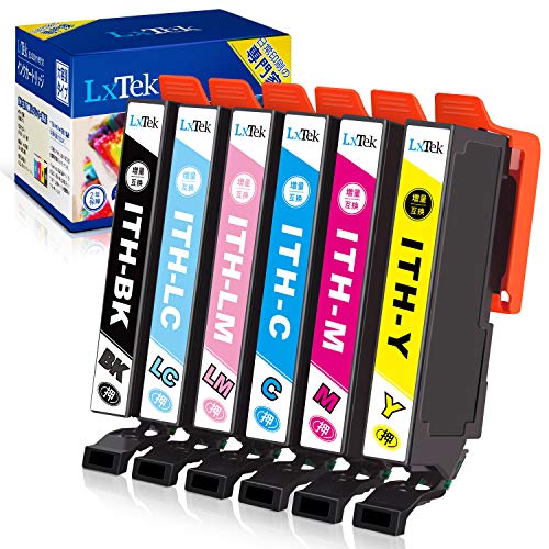 樂天商城 - 【LxTek】Epson用 エプソン ITH-6CL インクカートリッジ 6色セット イチョウ インク ITH『互換インク/2年保証/大容量/説明書付/残量表示/個包装』 対応機種：EP-811AB EP-811AW EP-709A EP-710A EP-