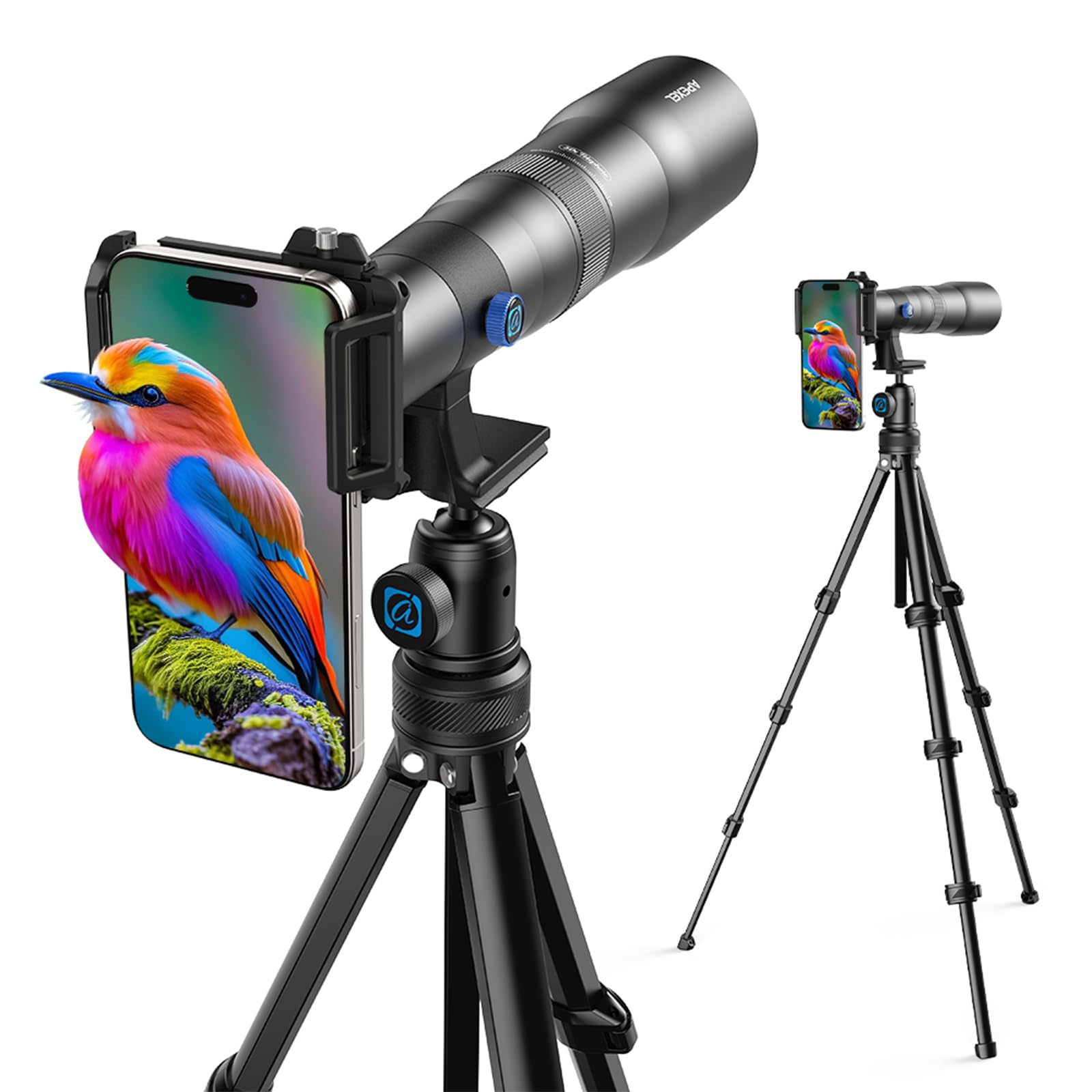 【超高倍率】 APEXEL スマホ望遠レンズ 50倍 単眼鏡スマホ 高倍率 高級 クリアで綺麗な写真撮る 軽量で持ちやすい 99.9%主流な携帯に対応するスマホレンズ 天体観測/学芸会/運動会/野鳥観察/ライブ・コンサート/野球観戦用(M)