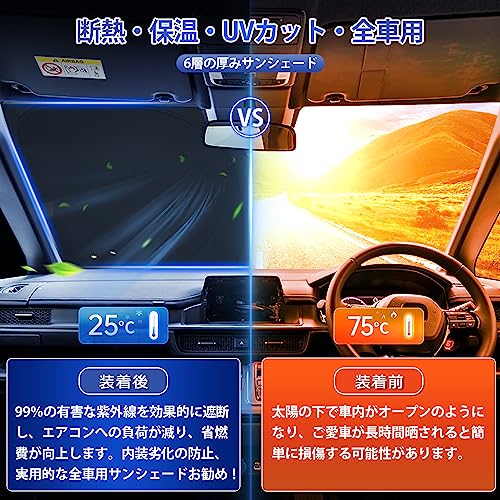 CARVANTA トヨタ RAV4 50系 サンシェード 遮光シェード 車中泊 フロントサンシェード 全窓対応 サイドサンシェード プライバシー フルセット マルチサンシェード TOYOTA RAV4 XAA50/XAH50/XAP50 2019年4月・現