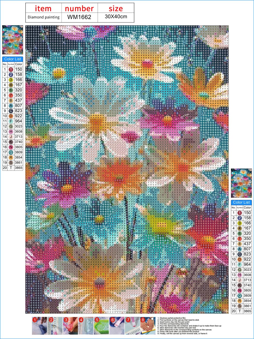 LEADINTOP ダイヤモンドアート セット...の紹介画像2