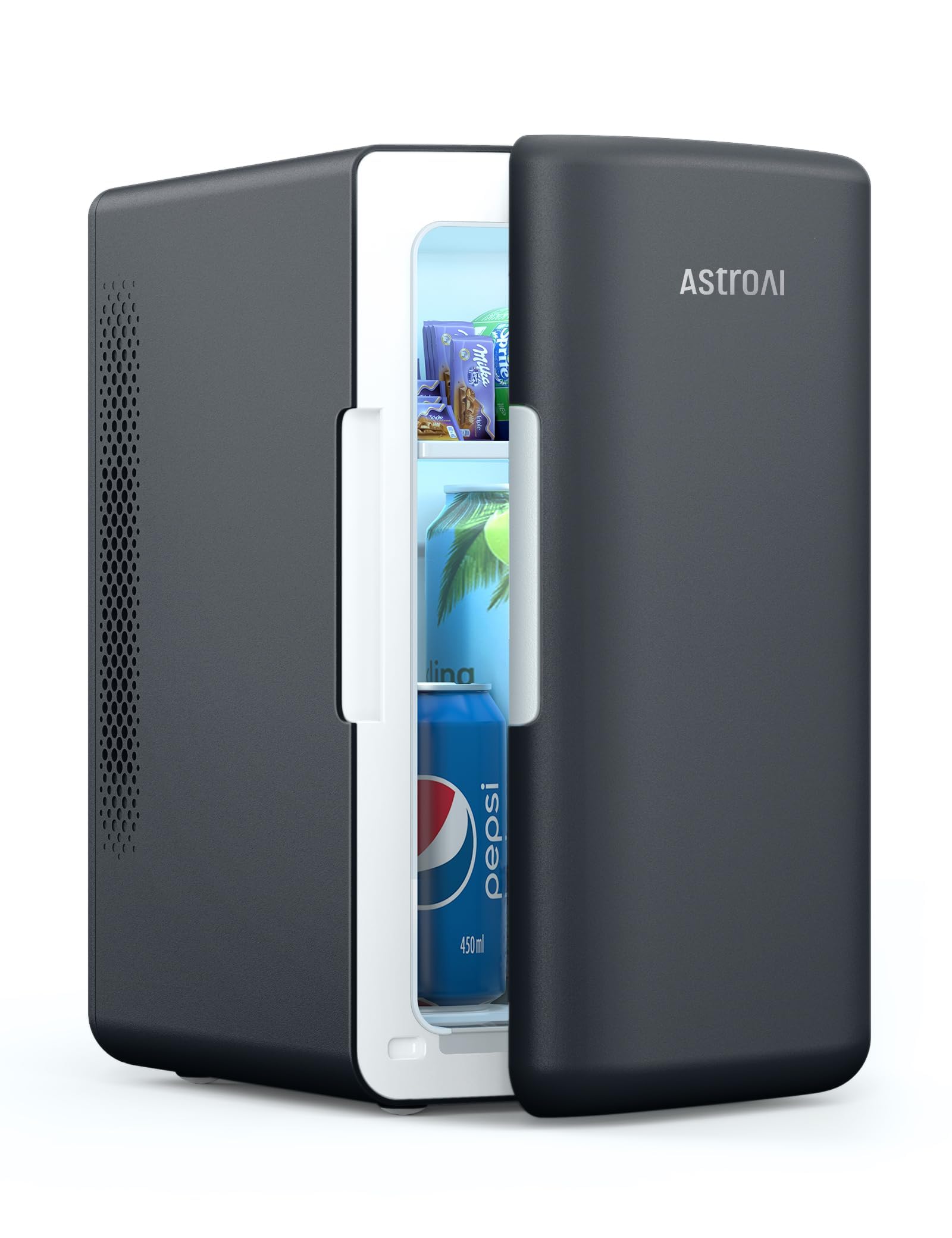 AstroAI ミニ冷蔵庫 6L 小型 冷蔵庫 保温 冷温庫 バージョン2.0 化粧品 省エネ AC/DC給電 保温 保冷 家庭 車載2電源式 ポータブル コンパクト355ml*8本 日本語説明書付き 母の日