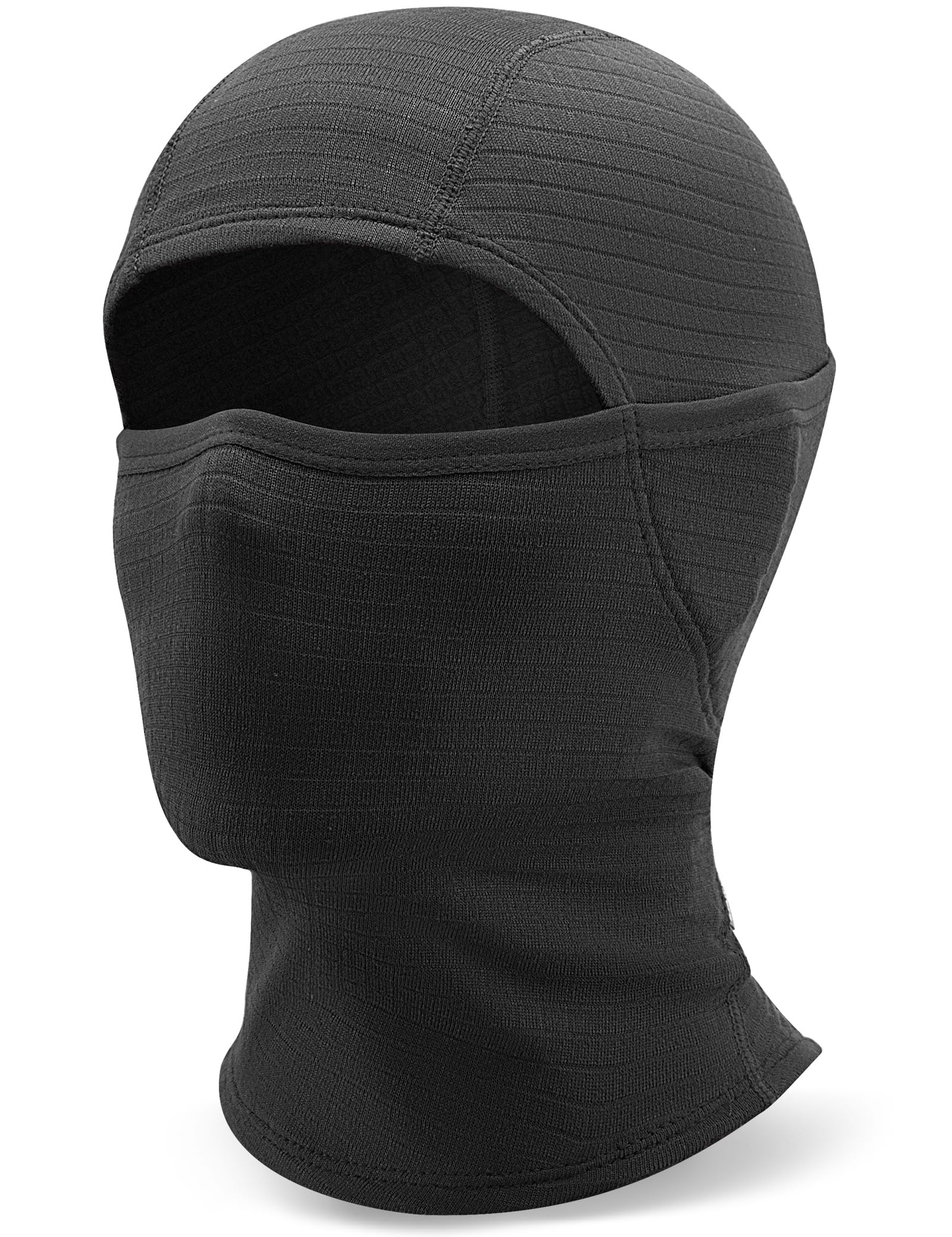 [Qunature] バラクラバ 秋 冬 ネックウォーマー 目出し帽 ワッフル 保温 暖かい 通気性 息苦しくない ..