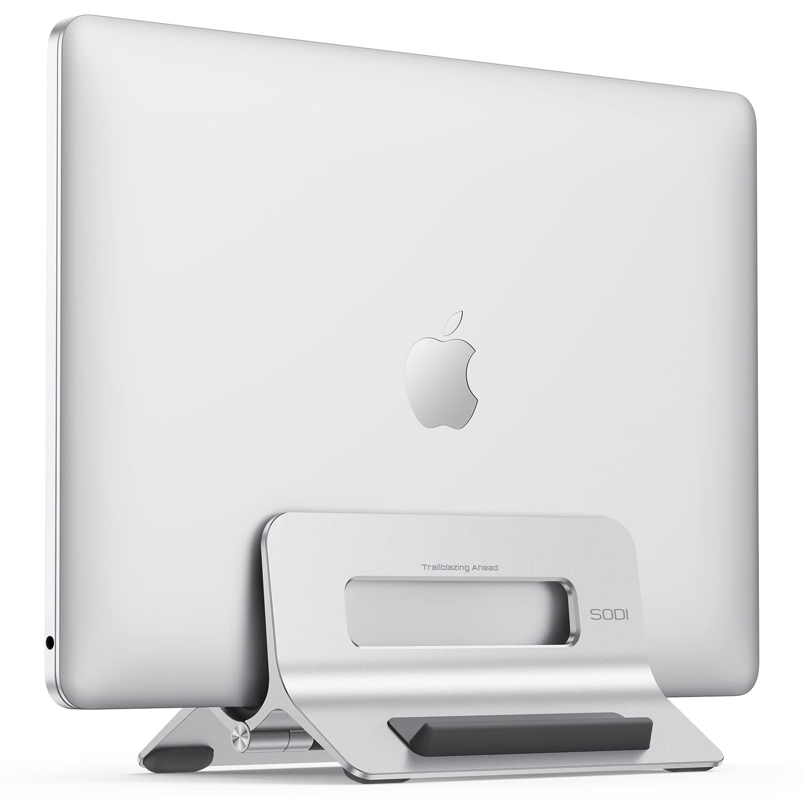 SODI ノートパソコンスタンド 縦置き MacBook対応スタンド 幅調節不要 PCスタンド 重力ロック ラップトップスタンド 安定性向上 冷却効果 省スペース 自動的に 意匠特許権 Vertical Laptop Stand アルミ合金素材 日本語取扱