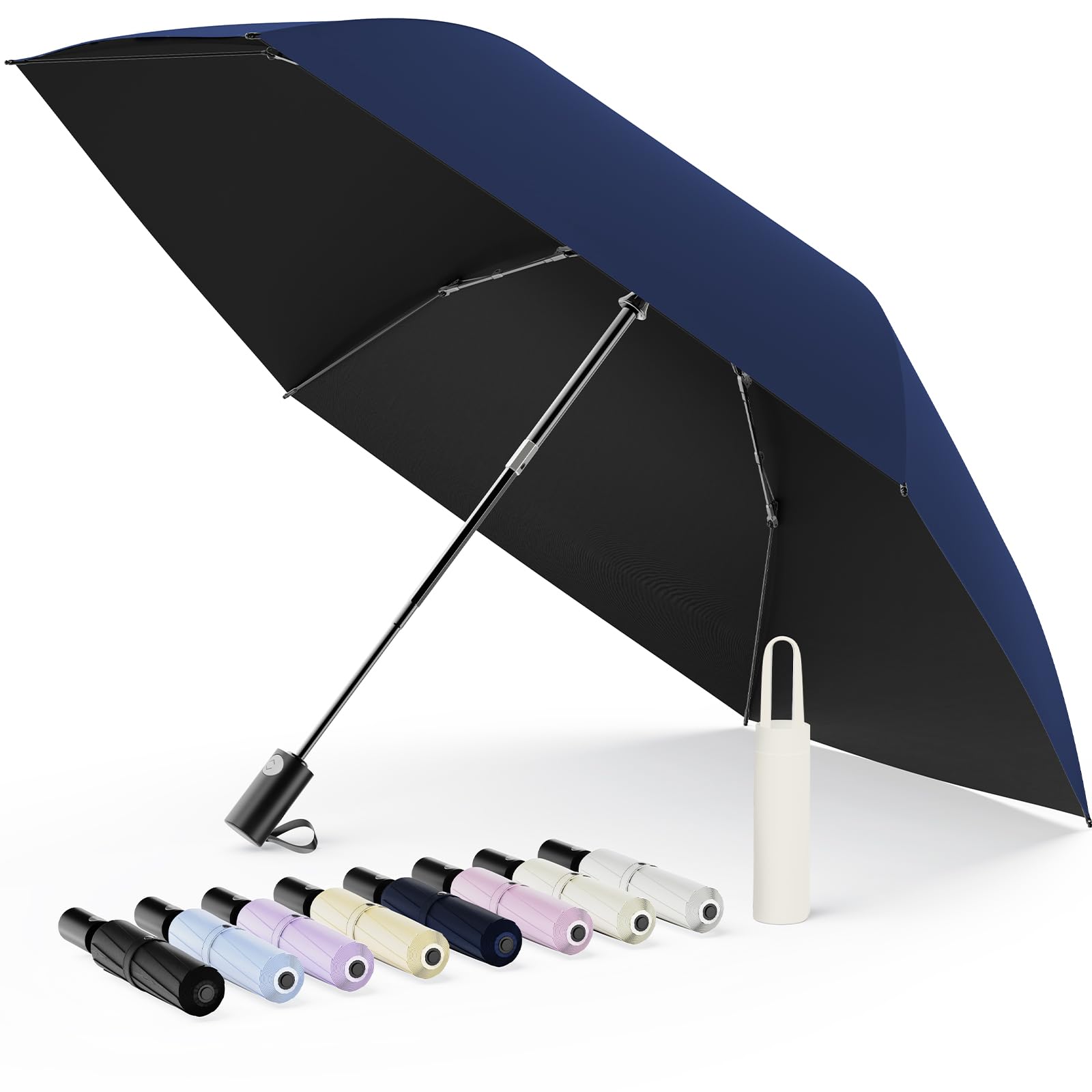 【現役皮膚科医監修 JIS認証＆段階収納】日傘 UVカット100遮光遮熱 折り畳み傘【業界初！安全式自動開..