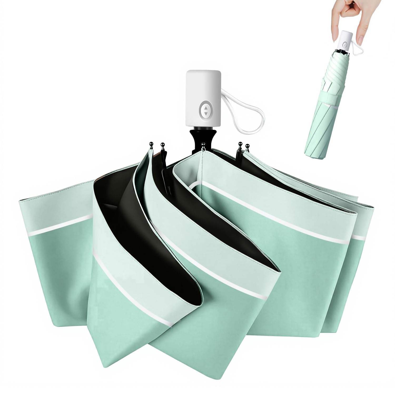 【JIS認証 UVカット率100% & 完全遮光】 日傘 超軽量 紫外線遮断 遮熱 UPF50+ 折り畳み日傘 暑さ対策 熱中症対策 日焼け防止 コンパクト 折...