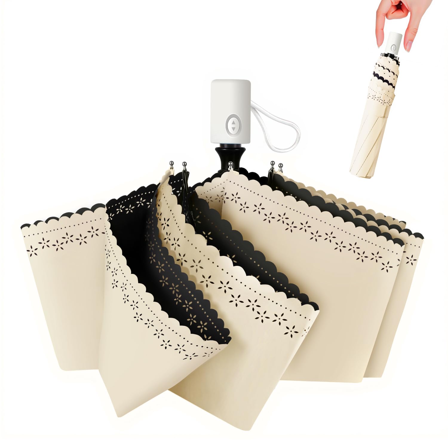 【JIS認証 UVカット率100% & 完全遮光】 日傘 超軽量 紫外線遮断 遮熱 UPF50+ 折り畳み日傘 暑さ対策 熱中症対策 日焼け防止 コンパクト 折...