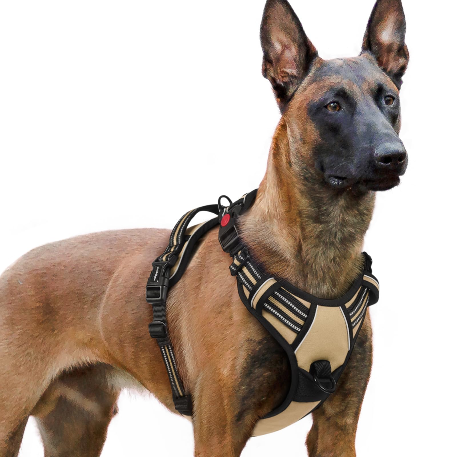 樂天商城 - [最新型犬ハーネス]rabbitgoo 犬 ハーネス 犬用胴輪 小型犬/中型犬/大型犬 引っ張り防止 サイズ調整可能 アタマを通さず 夜間反射材 抜けない 通気性 咳き込み防止 歩行補助 老犬 介護用品 散歩 しつけ用 ソフト 抜けない 通気性 簡単着脱