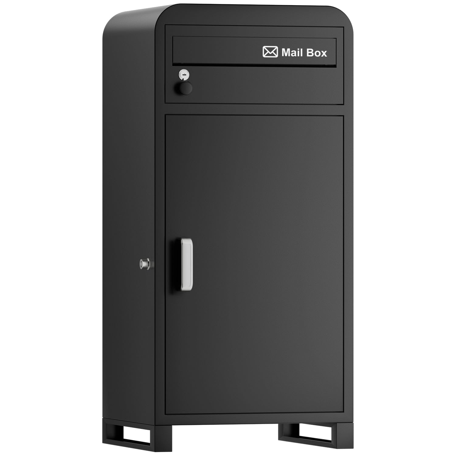 【複数投函可能/ポスト一体型/大容量】 VARNIC 宅配ボックス 組み立て不要 屋外 大容量 宅配BOX 防水・..