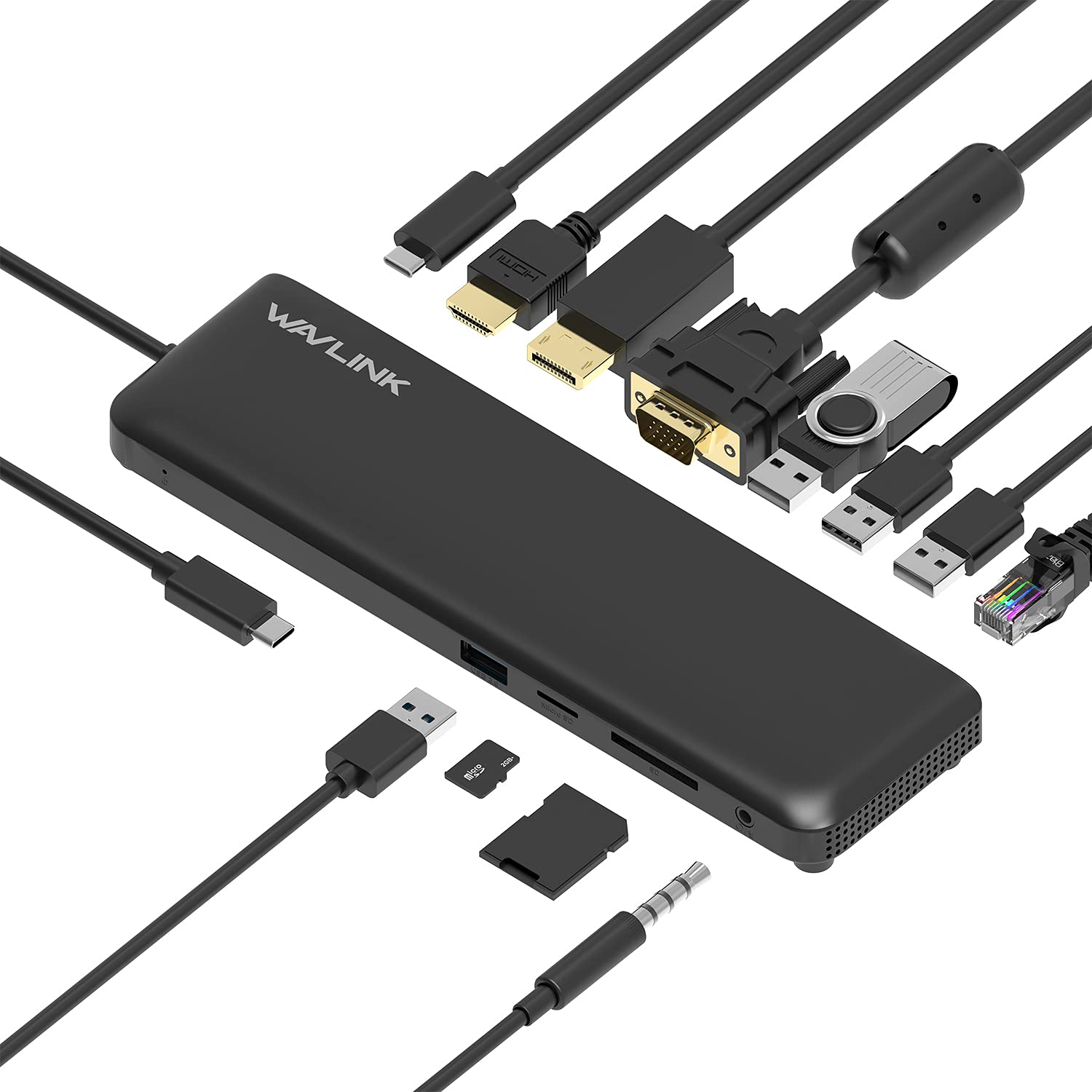 VanVenus㤨WAVLINK USB-C ɥå󥰥ơ 12-in-1ϥ 4K HDMI ץǥץ쥤Type-Cץǥץ쥤ݡȤVGA100W PD3.0šPCξ85WˡͥåȡMicroSDSDɥ꡼פβǤʤ8,625ߤˤʤޤ