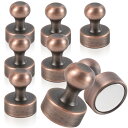 MAGXCENE 8個セット 強力マグネットピン ネオジム磁石 冷蔵庫用マグネット、ホワイトボード 磁石押しピン、オフィス、ッチン、教室、事務所、地図 掲示板用...