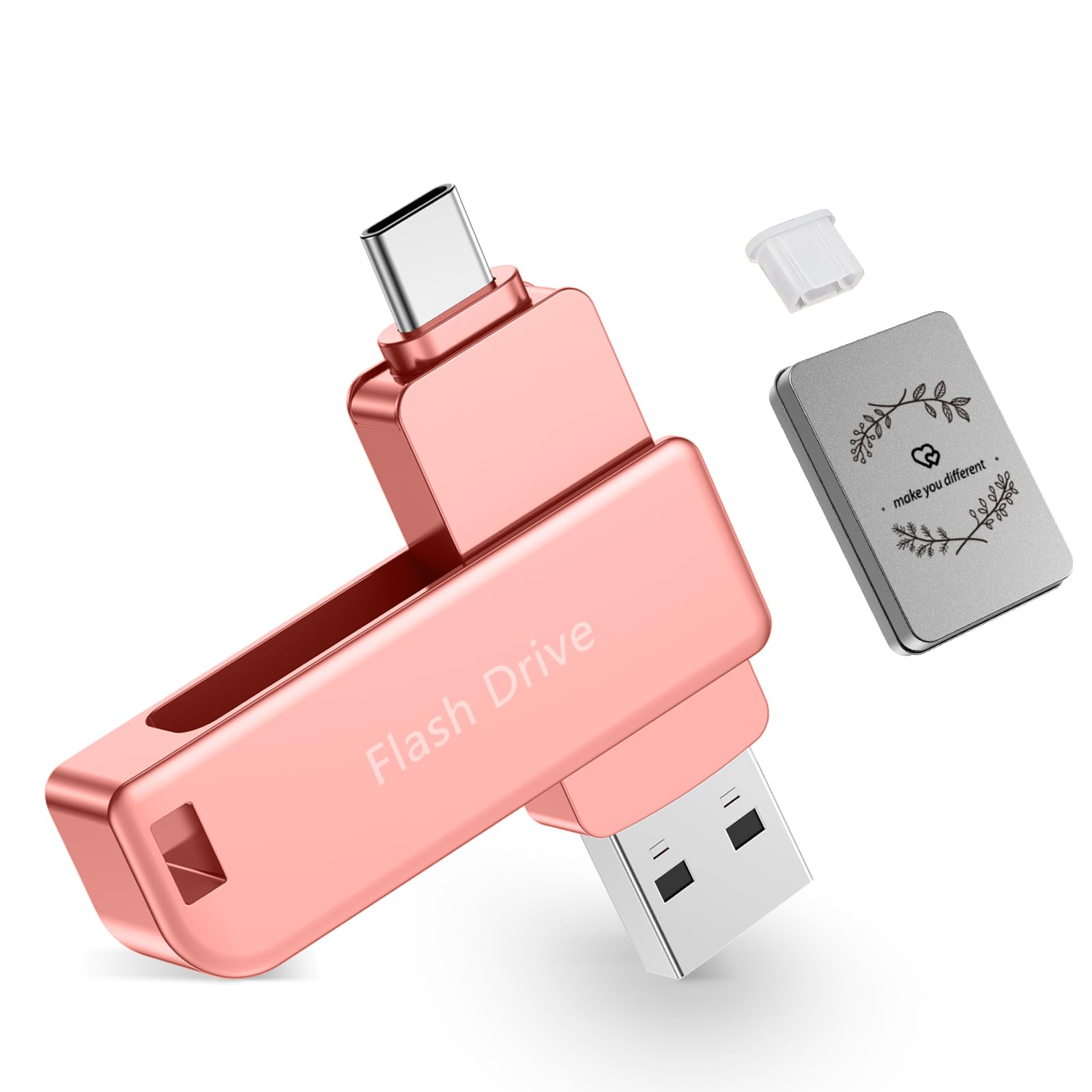 Rakuten - 【タイプcのためのusbメモリ】USBメモリ 512GB Type-C & USB A対応 高速データ転送 スマホ・PC両用 写真動画バックアップ 保存フラッシュドライブ コンパクトで持ち運び便利 大容量メモリ iPhone15/16/17・Android