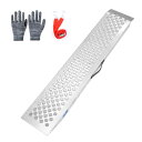 VanVenusで買える「LIEKUMM バイク スロープ 1本 長さ120cm 耐荷重300kg スチール製 バイク ラダーレール 滑り止め 耐久 ATV四輪バギー 草刈り機 農機具用 貨物運搬 軽トラ トレーラーへ積載用 ラダーレール」の画像です。価格は9,024円になります。