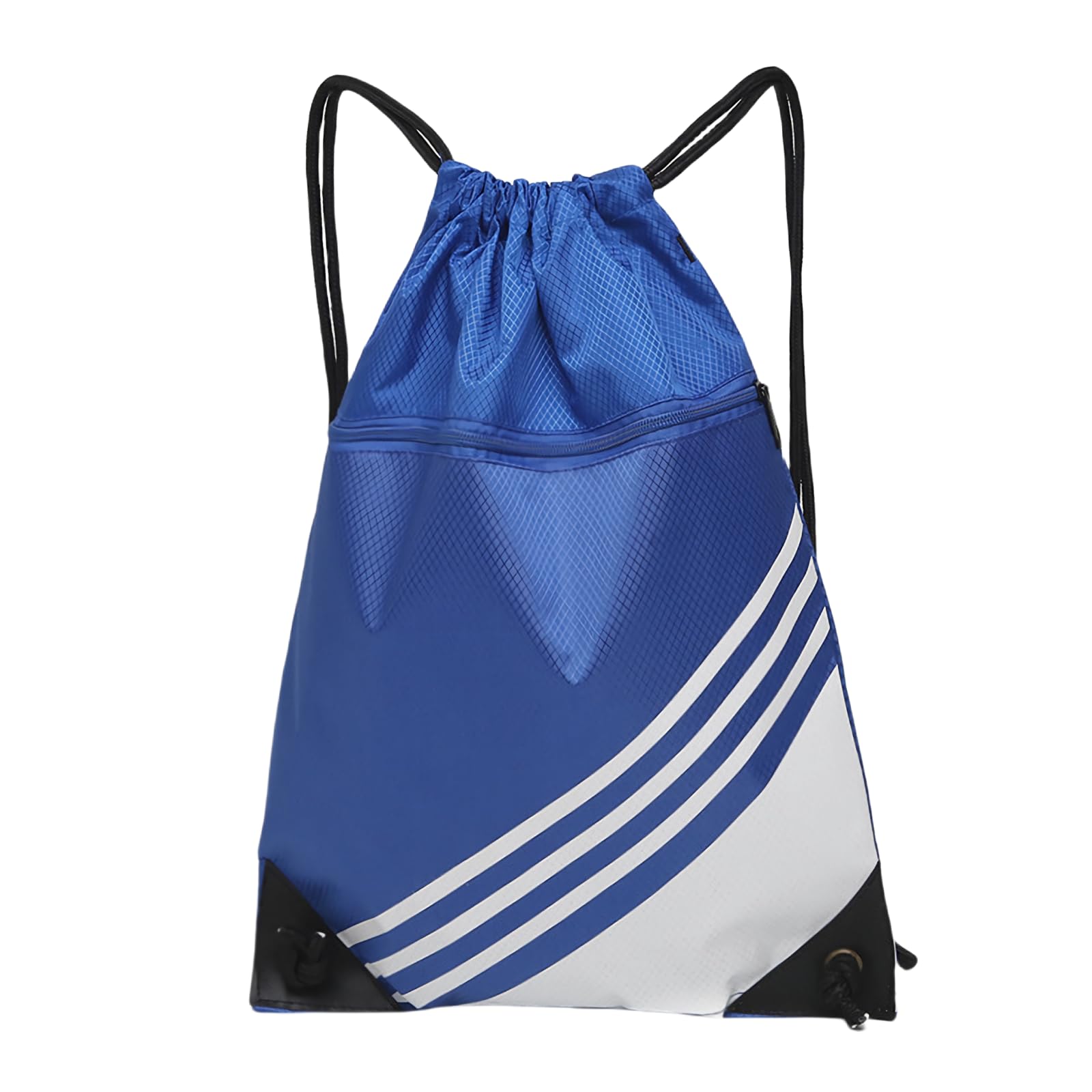 [Clair&Gina] ナップザック スポーツバック 運動 ジムサック オックスフォード 巾着袋 エコバッグ トレーニングバッグ 大容量 軽量 折り畳み可能 男女兼用 アウトドア 水泳 部活 運動 (青い)