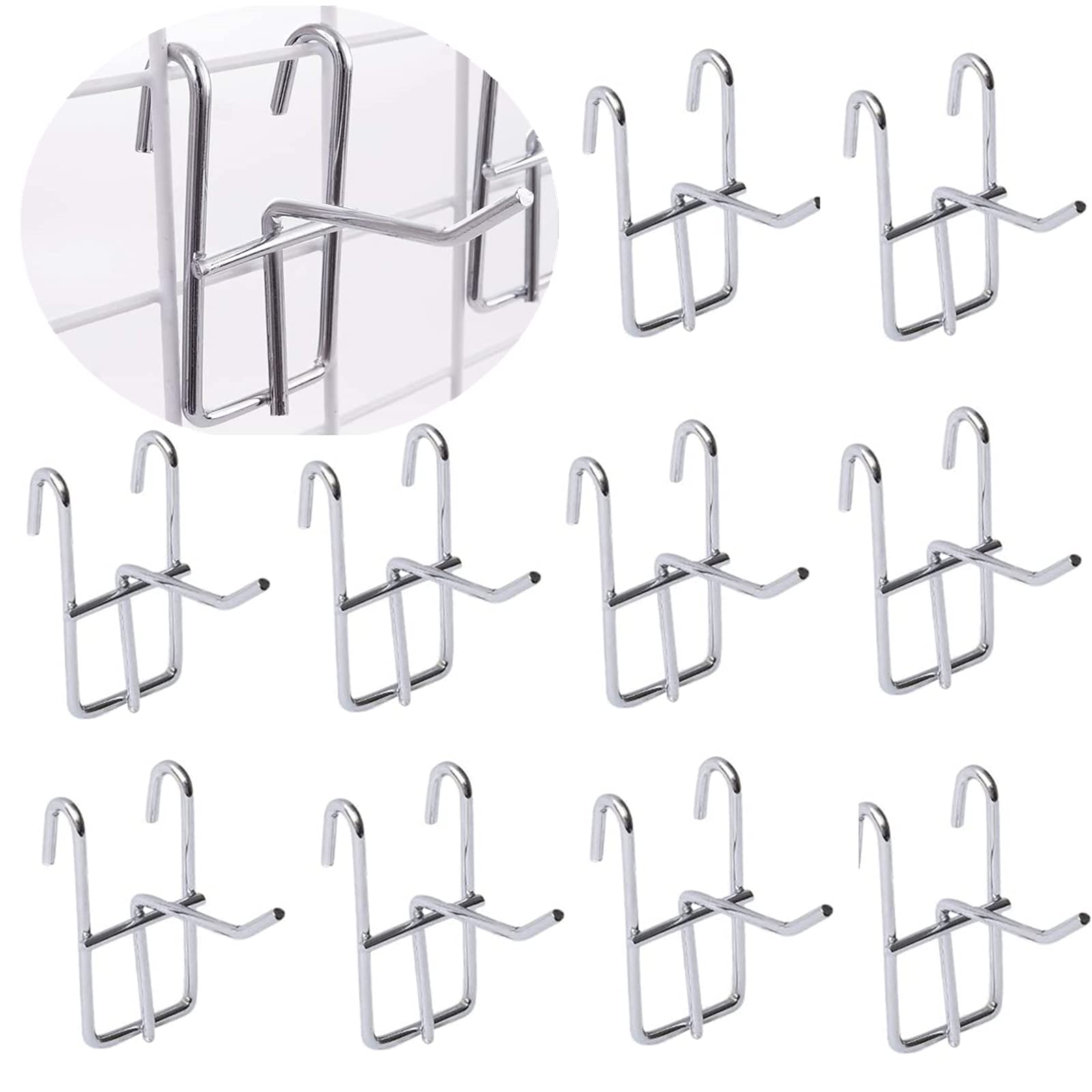 YFFSFDCメッシュパネル ネットフック 有孔ボード メッシュパネルフック ステンレス メッシュラ ...