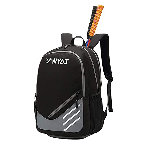 FMAFN テニスラケットバッグ バドミントン リュック バックパック ケース スポーツ ラケット2本収納 靴..