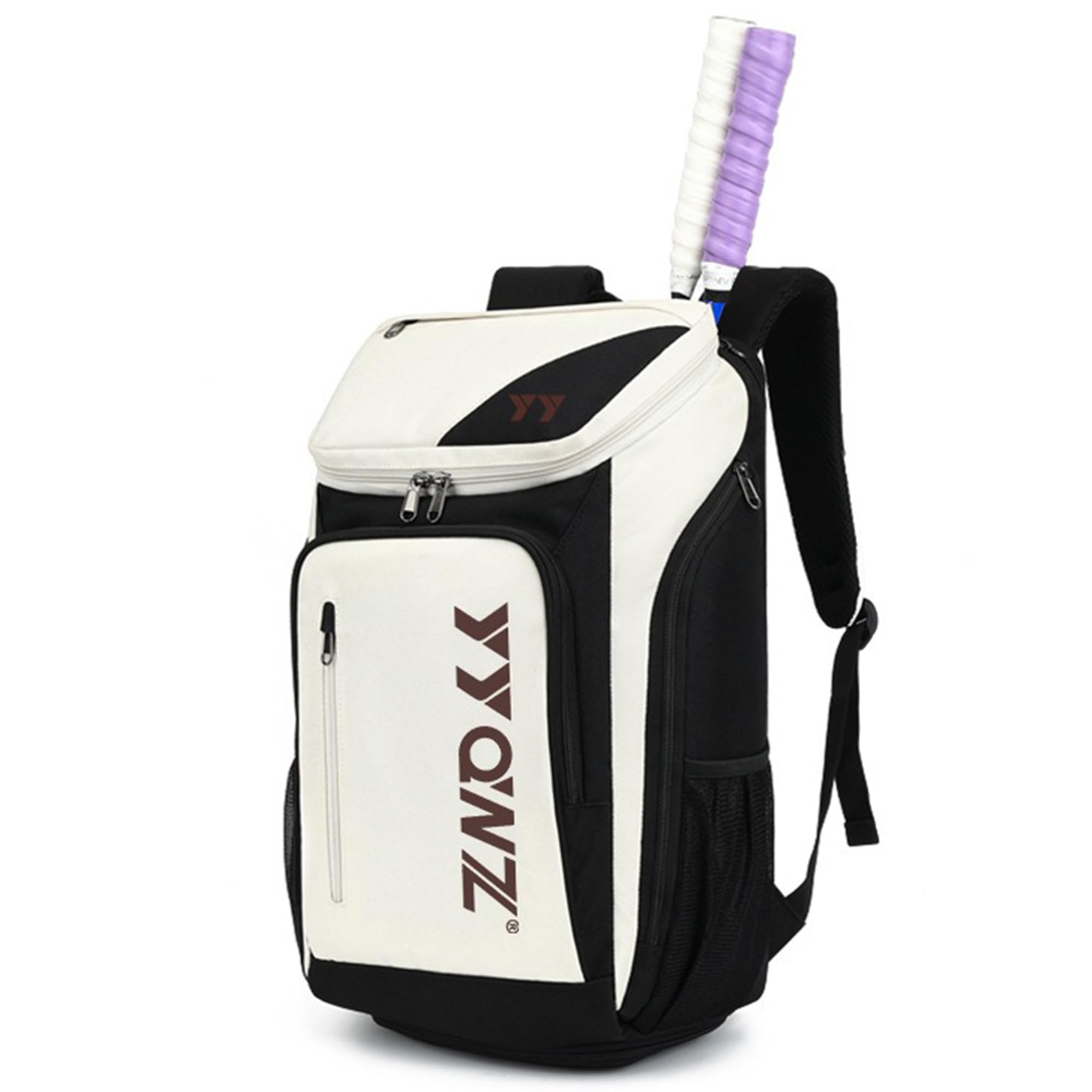 [FMAFNLY] バドミントンラケットバッグ テニス ラケットケース バックパック スポーツ 3本収納可能 防..