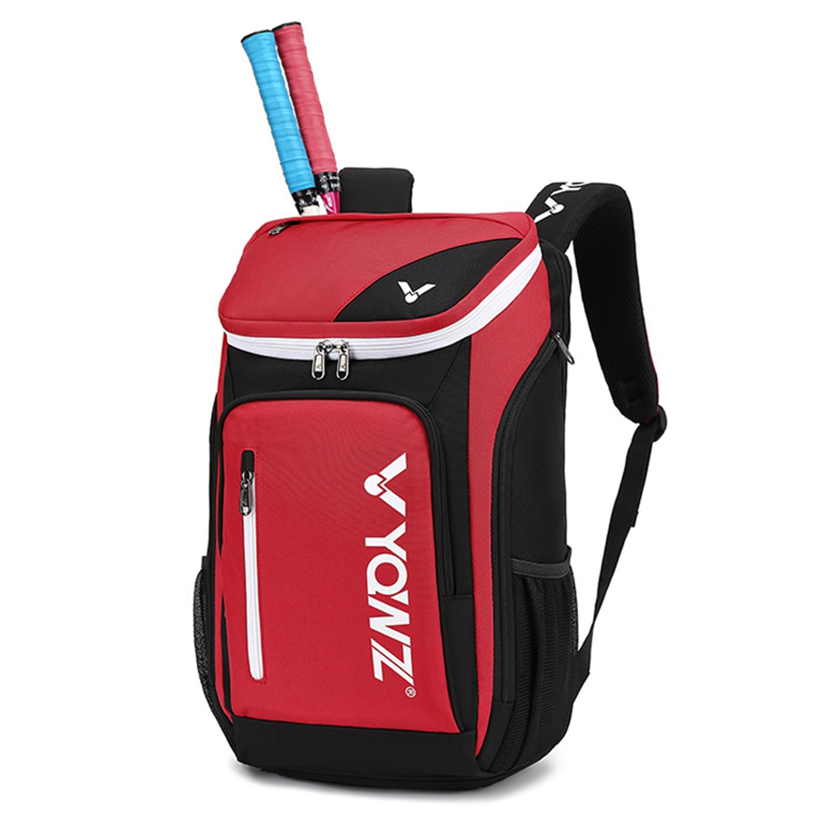 [FMAFNLY] バドミントンラケットバッグ テニス ラケットケース バックパック スポーツ 3本収納可能 防..