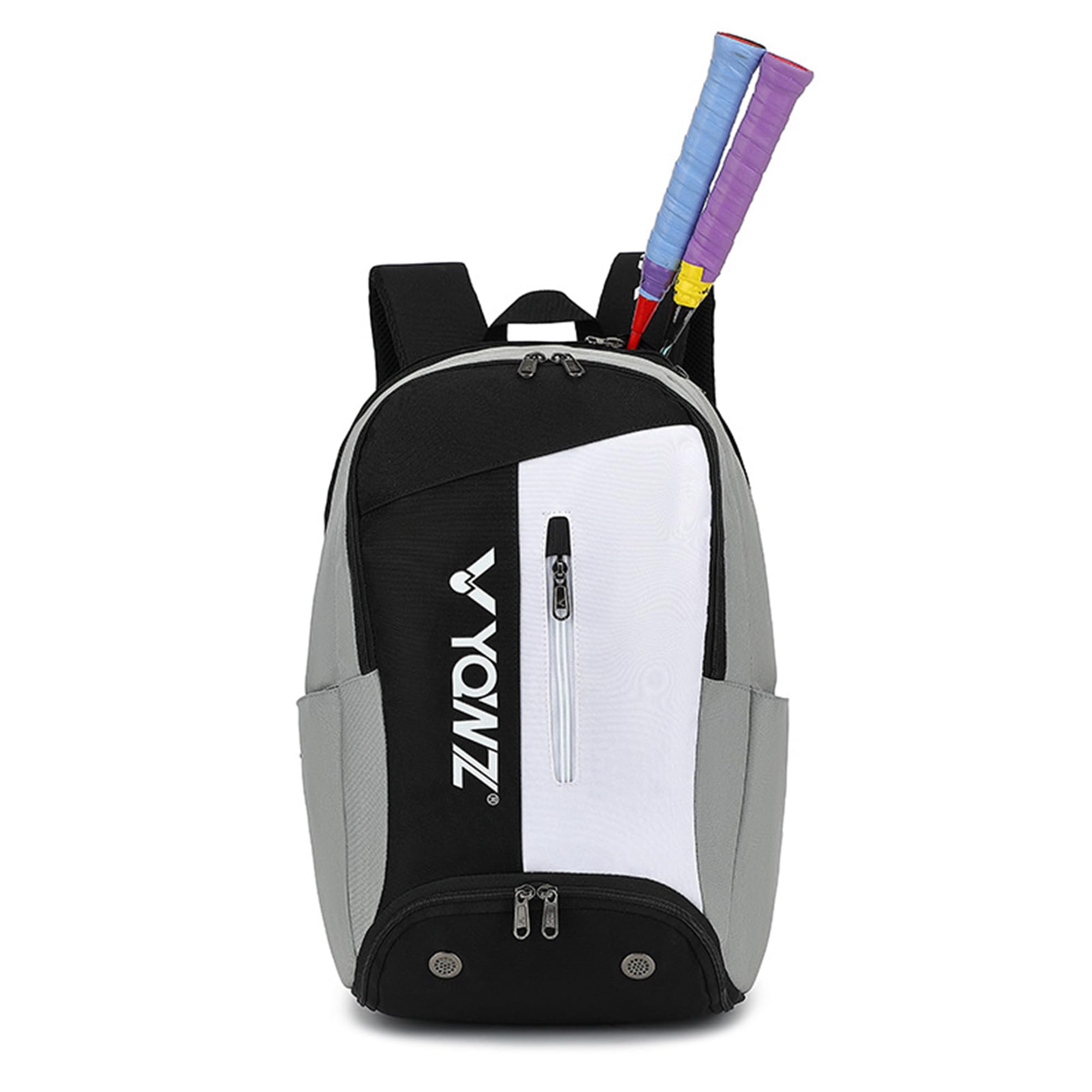 FMAFNLY バドミントン テニス ラケットバッグ リュック バックパック スポーツ テニスラケット2本 バド..