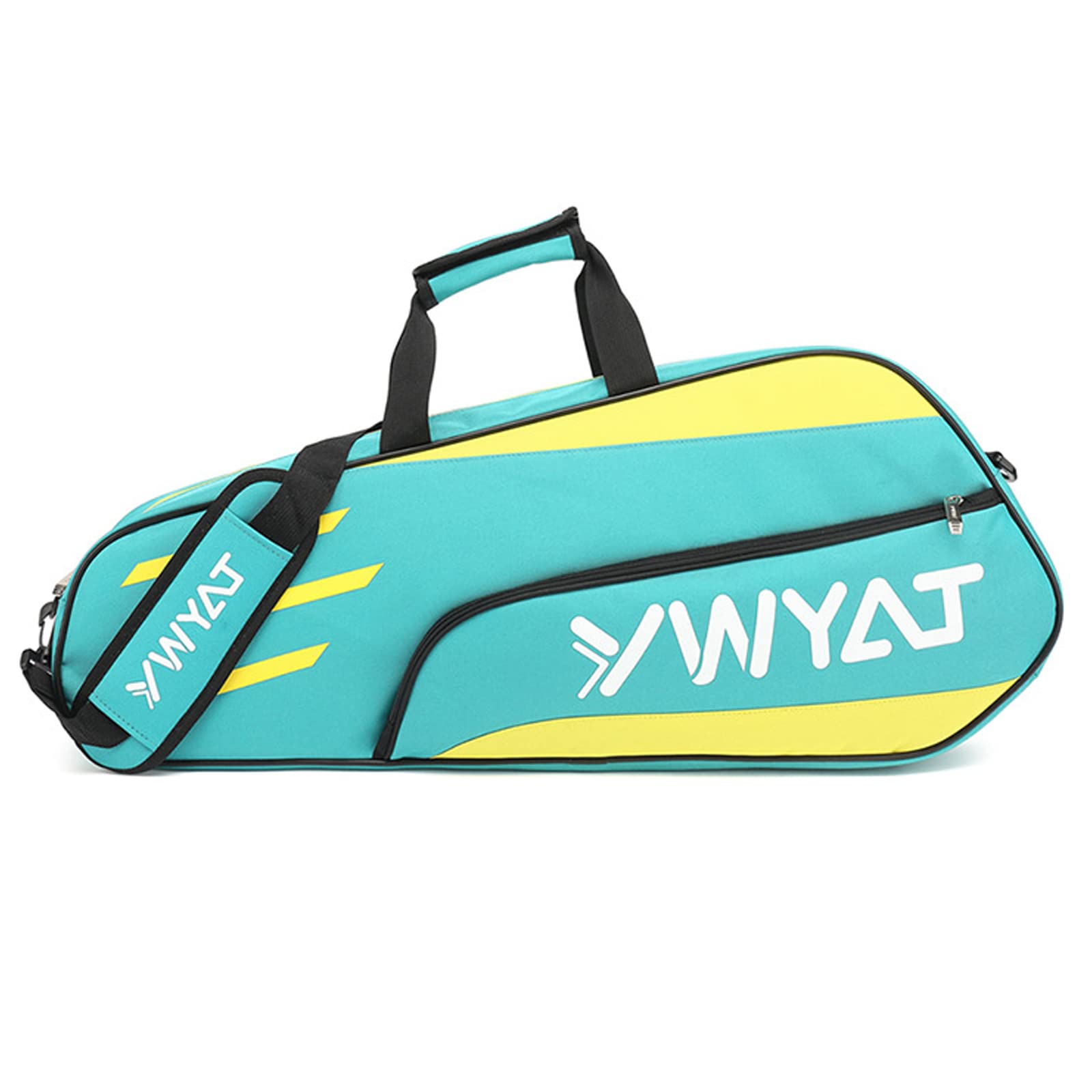 FMAFNLY バドミントンラケットバッグ テニス ショルダーバック ケース スポーツ ラケット収納 部活 2本..