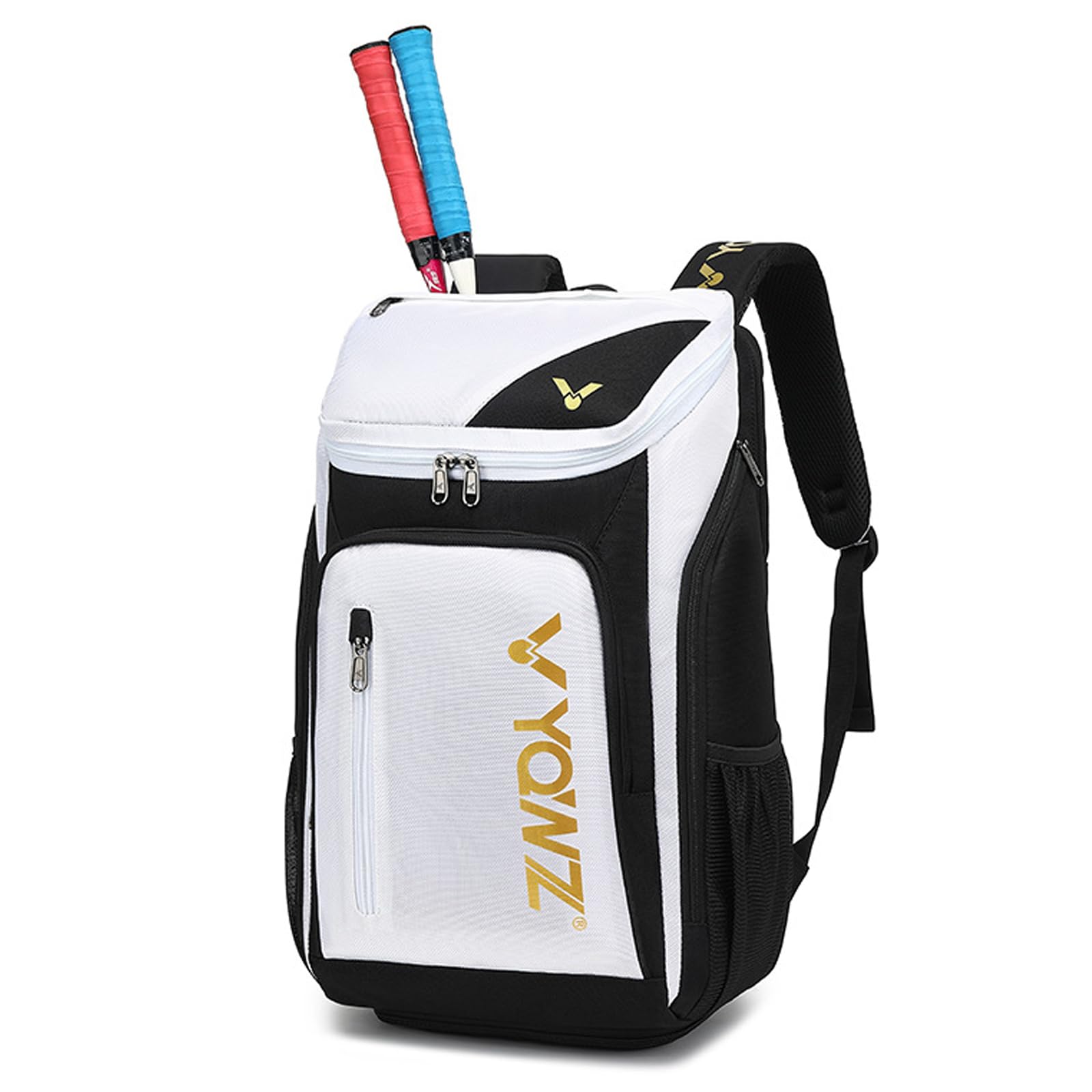 [FMAFNLY] バドミントンラケットバッグ テニス ラケットケース バックパック スポーツ 3本収納可能 防..