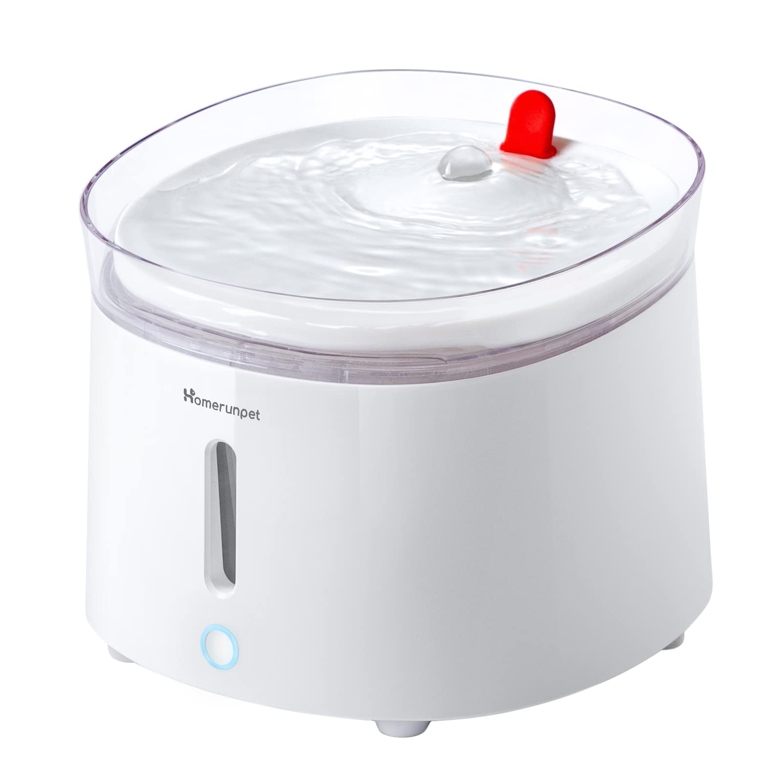 Homerunpet 猫 犬 ペット 自動給水器 セラミック 静音 ワイヤレスポンプ 大容量2L 2つの給水モード 組..