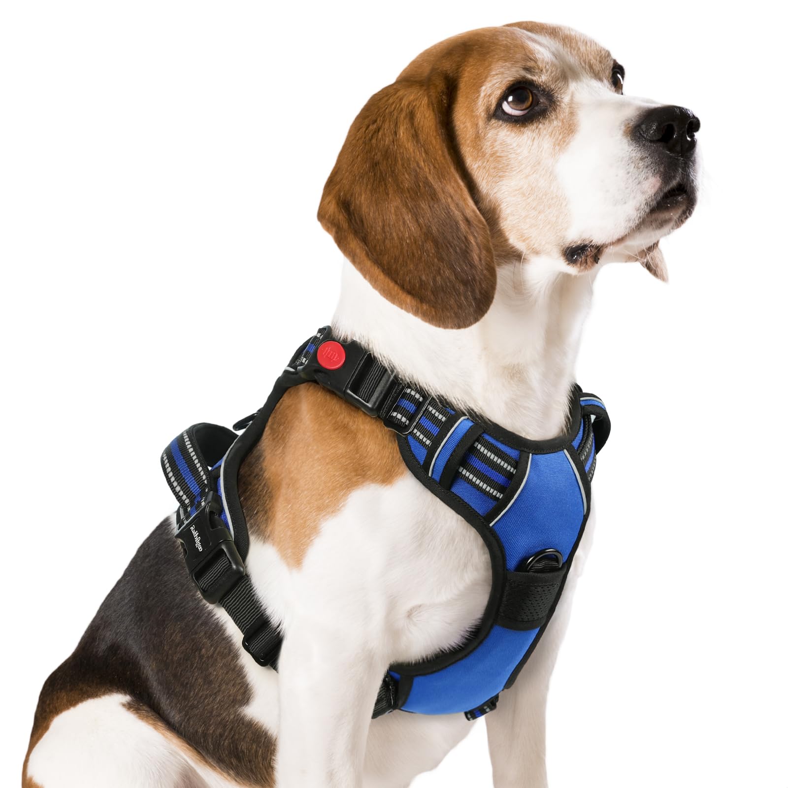 Rakuten - [最新型犬ハーネス]rabbitgoo 犬 ハーネス 犬用胴輪 小型犬/中型犬/大型犬ハーネス 引っ張り防止 サイズ調整可能 アタマを通さず 夜間反射材 抜けない 通気性 咳き込み防止 歩行補助ハーネス 老犬 介護用品 散歩 しつけ用 ソフト 抜けない 通