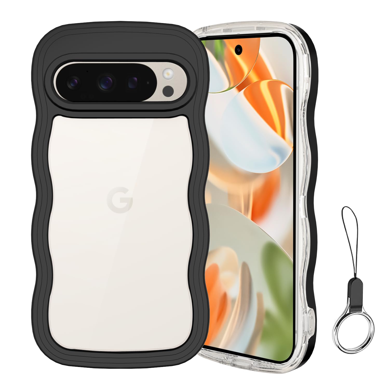 樂天商城 - Google Pixel 10/10 Pro/9/9 Pro ケース クリア ウェーブ ピクセル10 TPU波状フレーム うねうね グーグル ピクセル10 Pro 滑り止め スマホケースウェーブ デザイン 手にフィット 韓国 可愛い 女性用 女子向け 人気