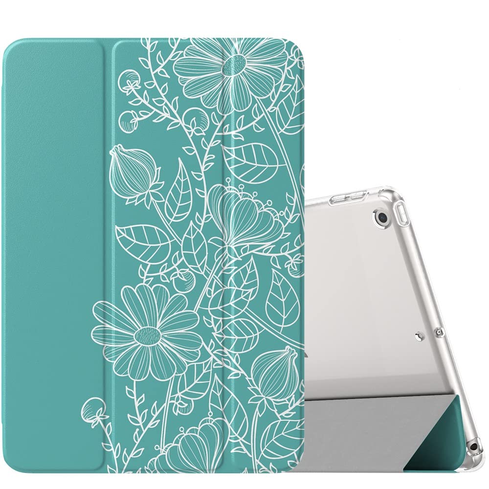 iPad 10.2 ケース 2021 MoKo iPad 9 ケース 第9世代/第8世代/第7世代 iPad 10.2インチ 2021/2020/2019モデル カバー 半透明 軽量 薄型 スタンド仕様 オートスリープ機能 高級PUレザー 底面TPU製 ソ