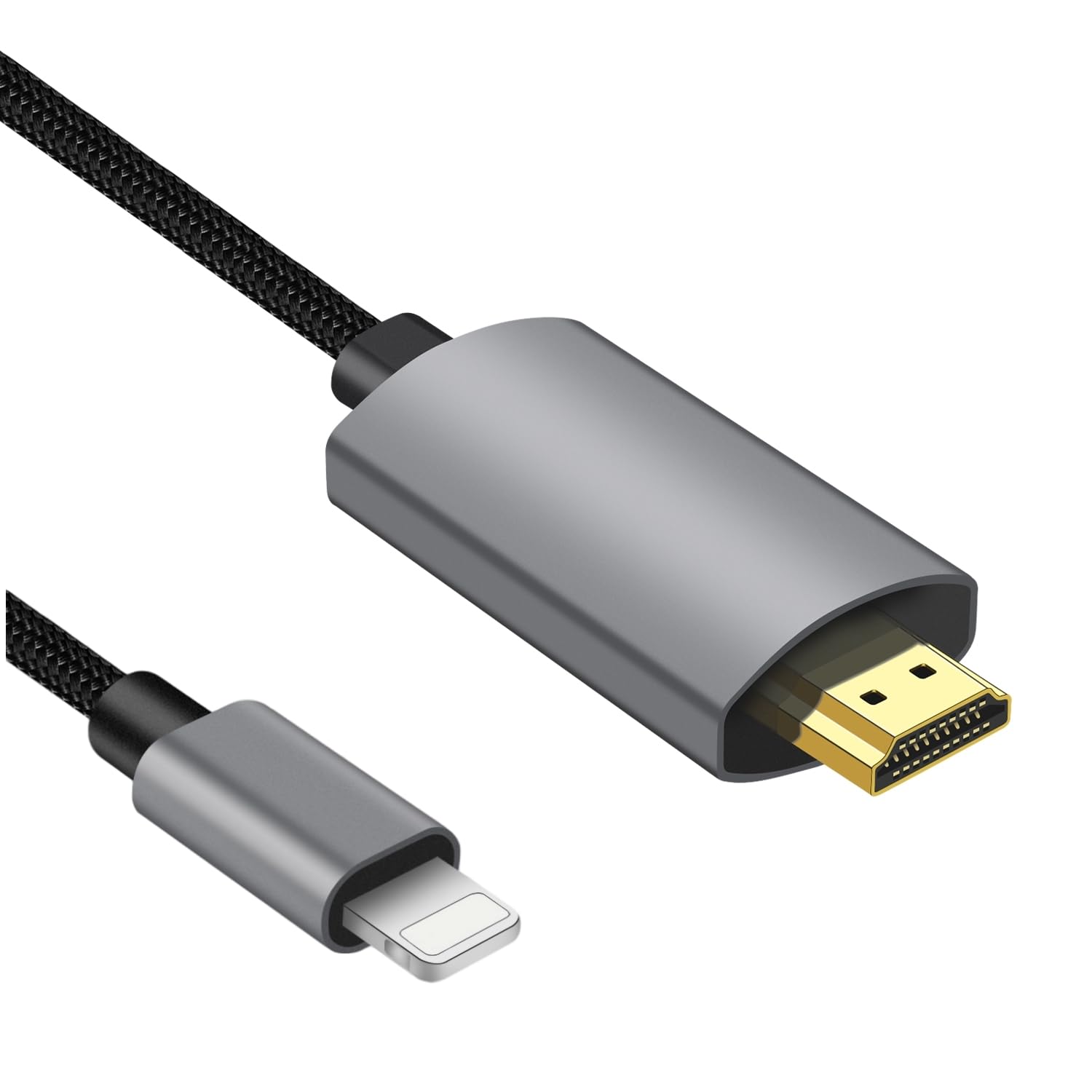 【2025 MFi認証品】iPhone hdmi変換ケーブル 3M ライトニング HDMI変換ケーブル Digital AV変換アダプタ iPhone/タブレットをテレビ出力 lightning HDMI接続ケーブル 電源不要 i0S18、17、16、15